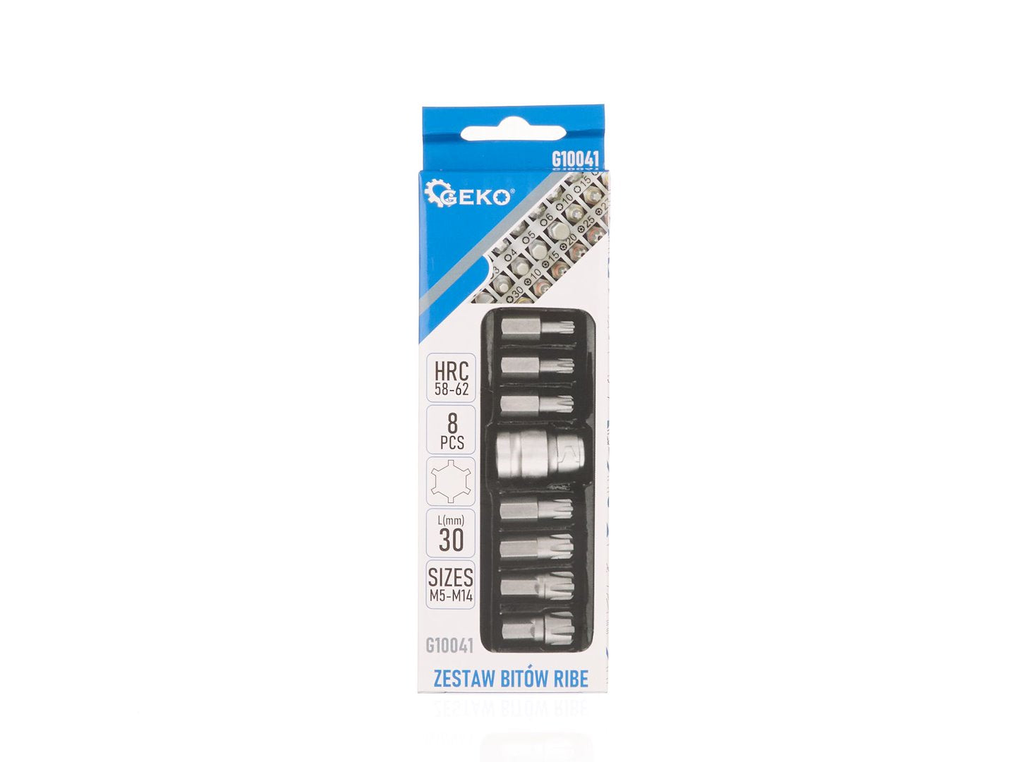 SET BITI RIBE CU ADAPTOR M5-M14 8 PIESE GEKO