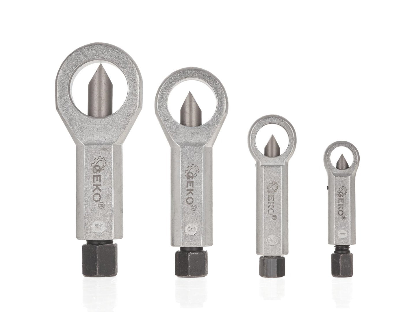 SET 4 DISPOZITIVE PENTRU TAIAT SI EXTRAS SURUBURI / PIULITE RUPTE SAU BLOCATE 9-27 MM - GEKO