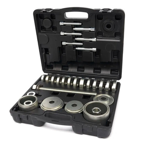 EXTRACTOR PRESA PENTRU BUCSE RULMENTI DE BUTUCI DE ROTI FUZETA, ADAPTOARE 31 PIESE HBM