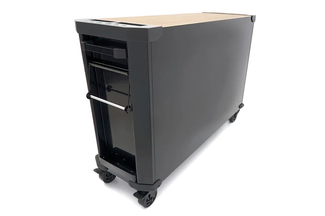 DULAP METALIC PROFESIONAL 10 SERTARE CARUCIOR MOBIL BANC DE LUCRU 147CM, BLAT LEMN MASIV HBM OLANDA