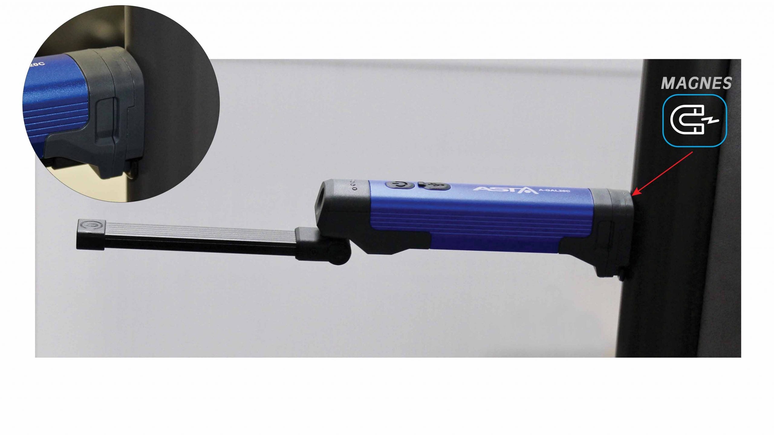 LAMPA LED COB CU ACUMULATOR 400 LUMENI ASTA