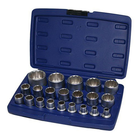 SET 21 DE TUBULARE BI-HEXAGONALE 1/2 12 LATURI