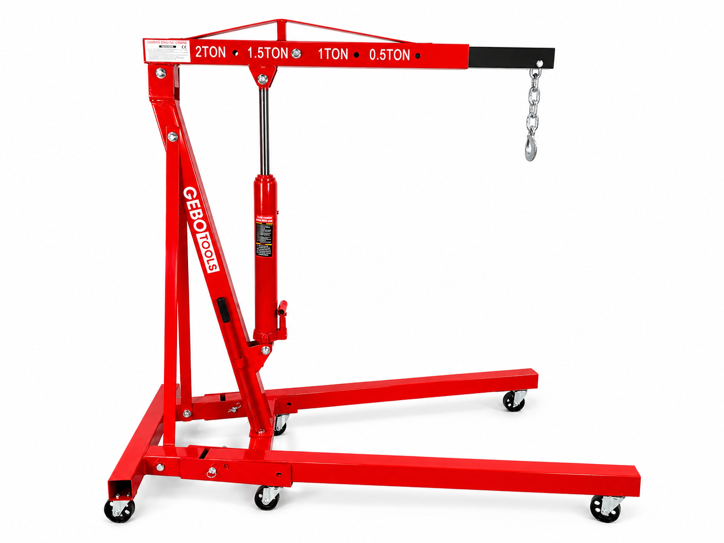 GIRAFA MACARA HIDRAULICA SCOS MOTOR 2T PLIABILA GEBO TOOLS