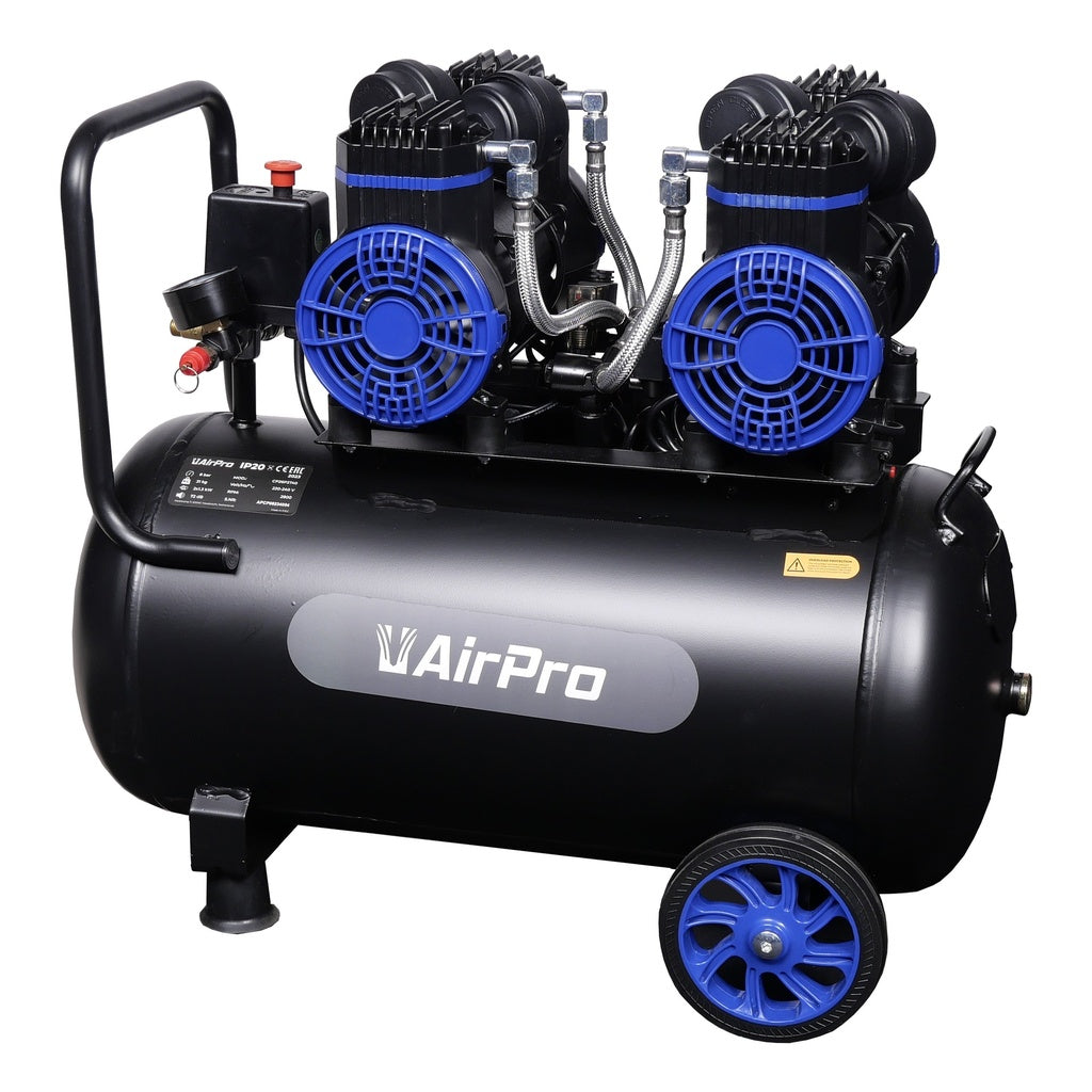COMPRESOR SILENTIOS ZGOMOT REDUS FARA ULEI 2X1.8CP 40L AIRPRO