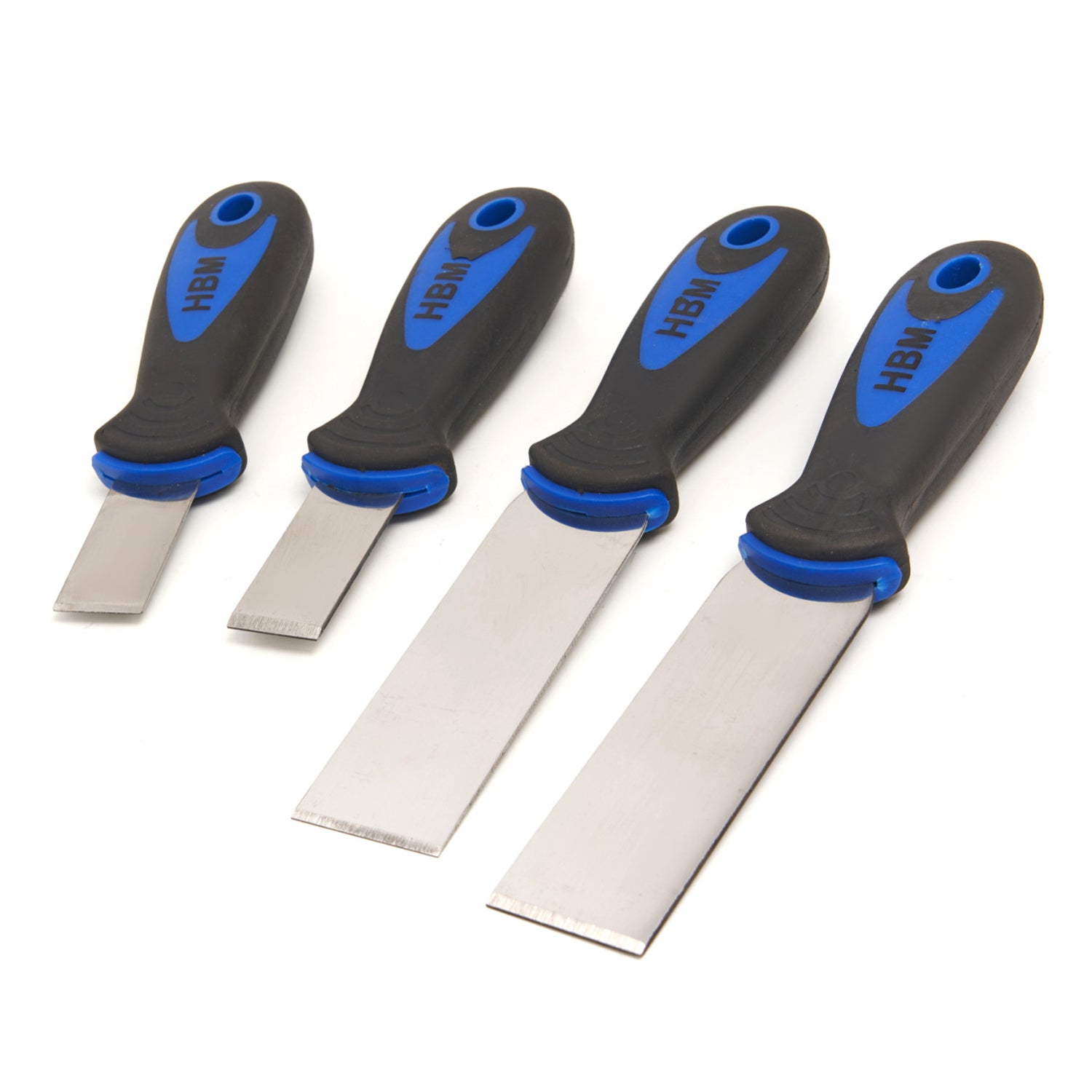 SET RACLETE SPACLURI INOX 4 PIESE HBM