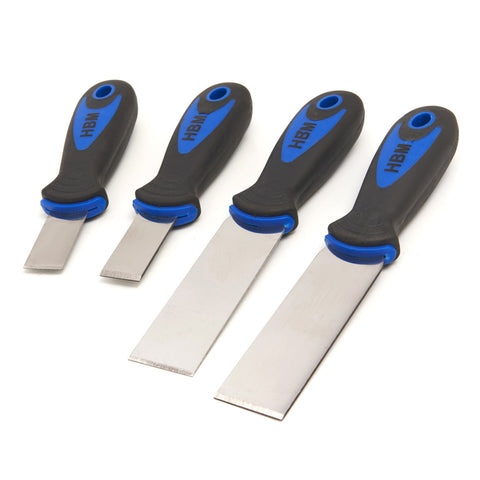 SET RACLETE SPACLURI INOX 4 PIESE HBM