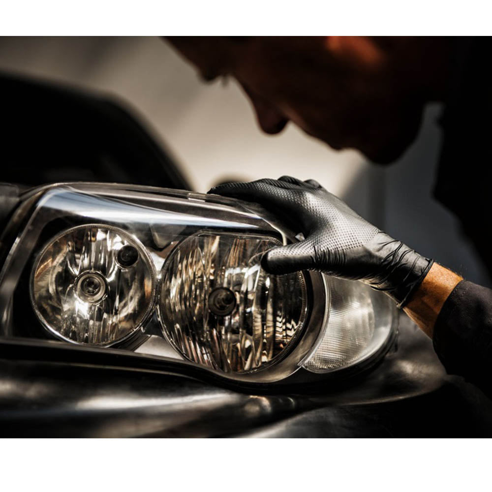 MANUSI NITRIL PREMIUM MERCATOR GOGRIP NEGRU PENTRU MECANICI, MARIMEA XL 50BUC