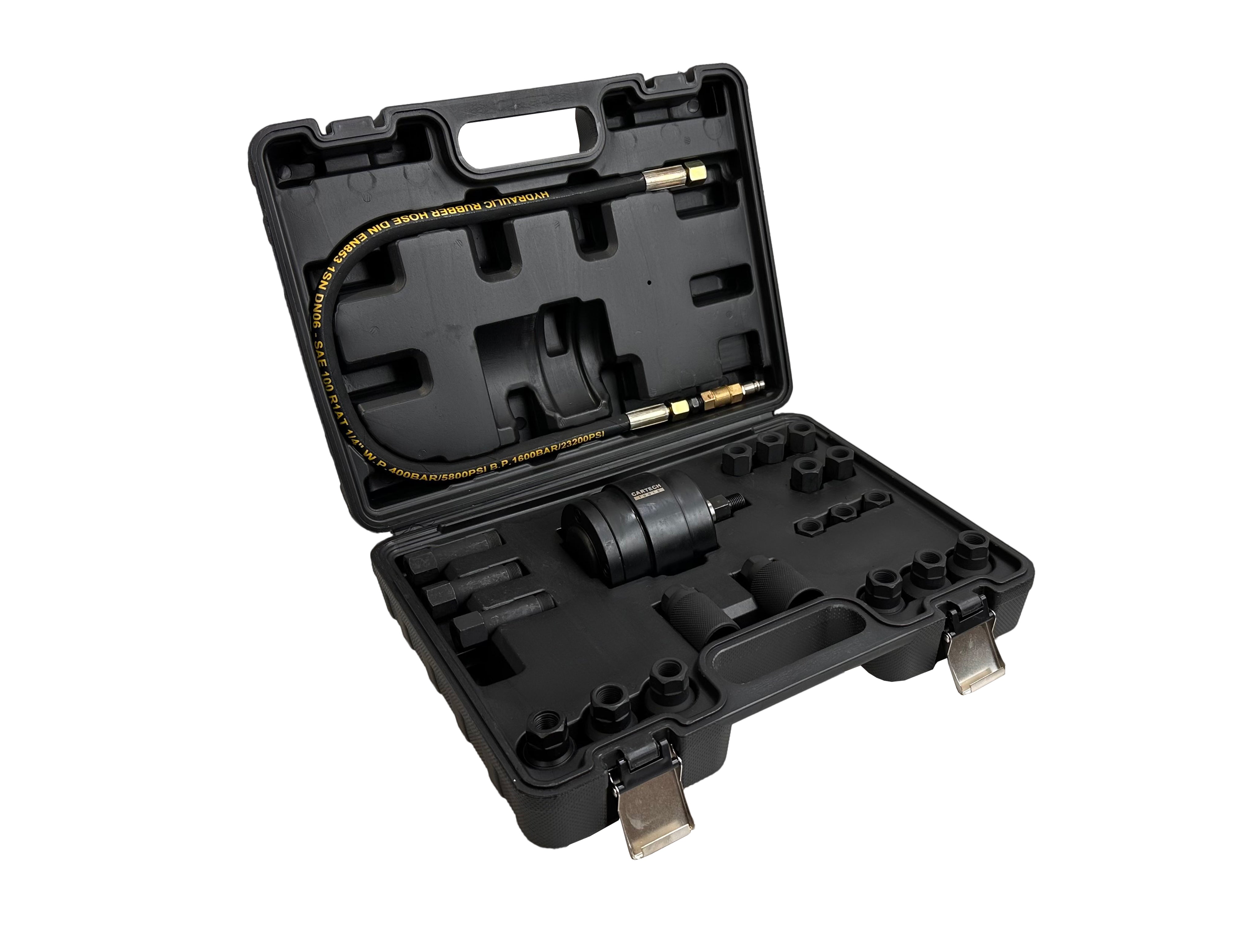 TRUSA PRESA EXTRACTOR PNEUMATIC PENTRU INJECTOARE FORTA 1000 NM 21 PIESE BOSCH DELPHI DENSO SIEMENS