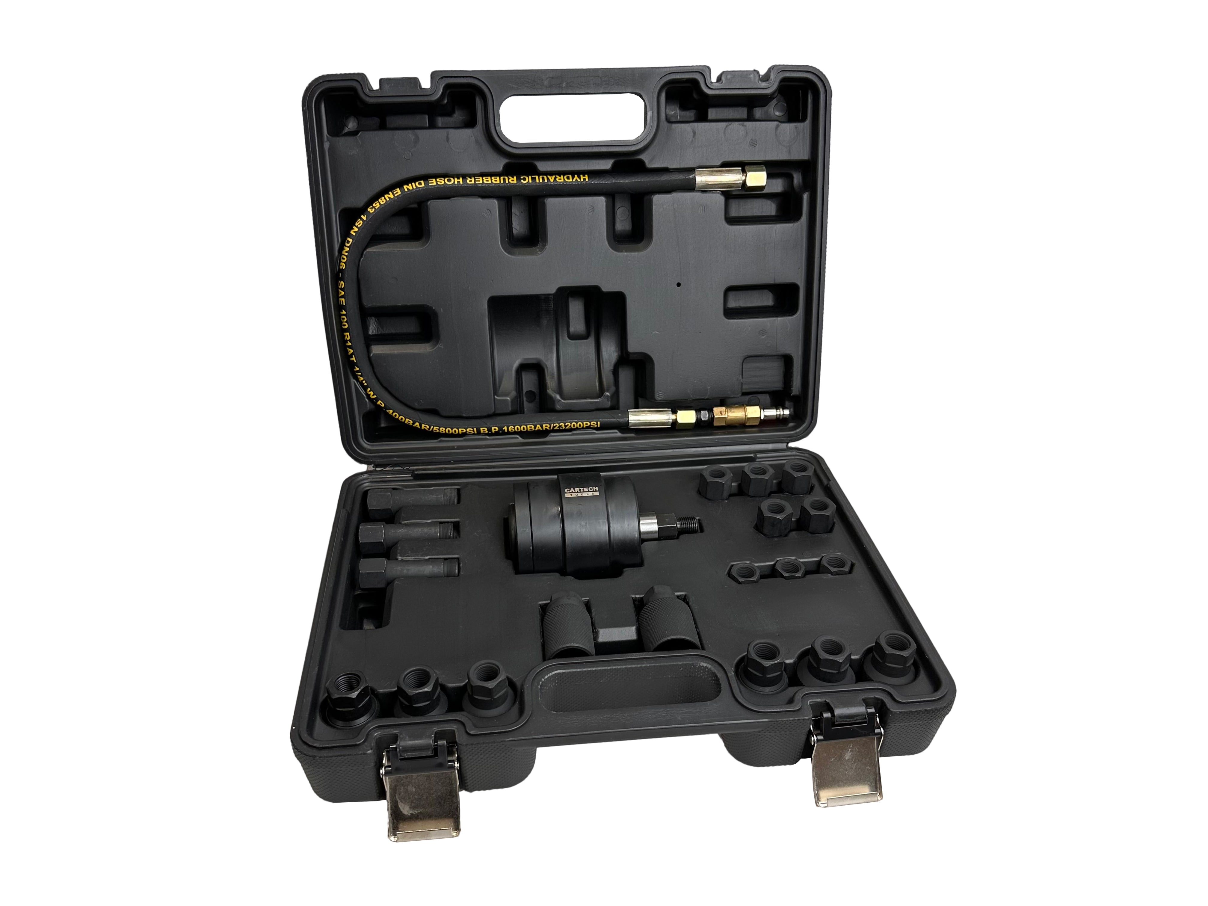 TRUSA PRESA EXTRACTOR PNEUMATIC PENTRU INJECTOARE FORTA 1000 NM 21 PIESE BOSCH DELPHI DENSO SIEMENS