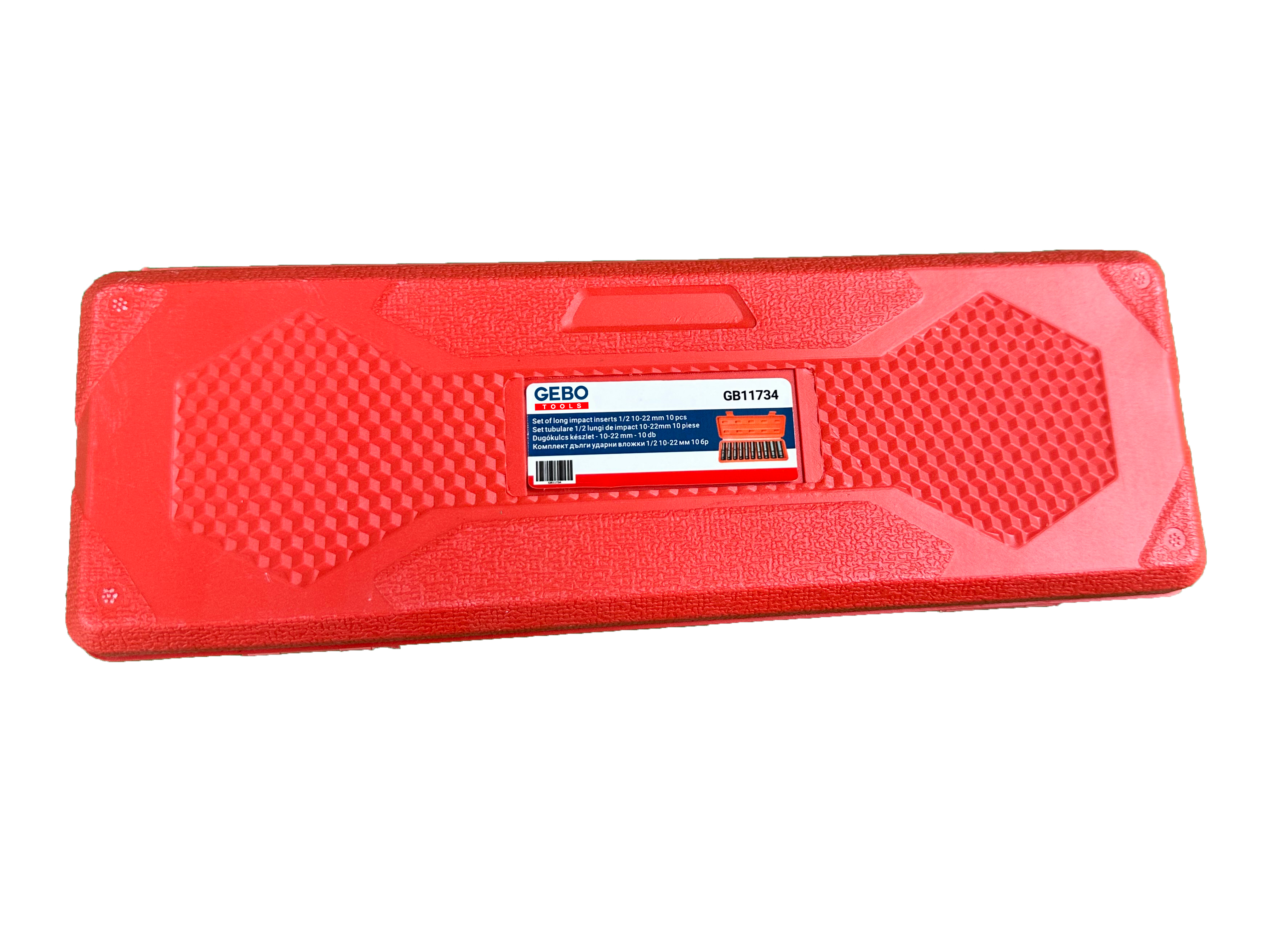 SET TUBULARE 1/2 LUNGI NEGRE 8-24 MM 10 PIESE GEBO TOOLS