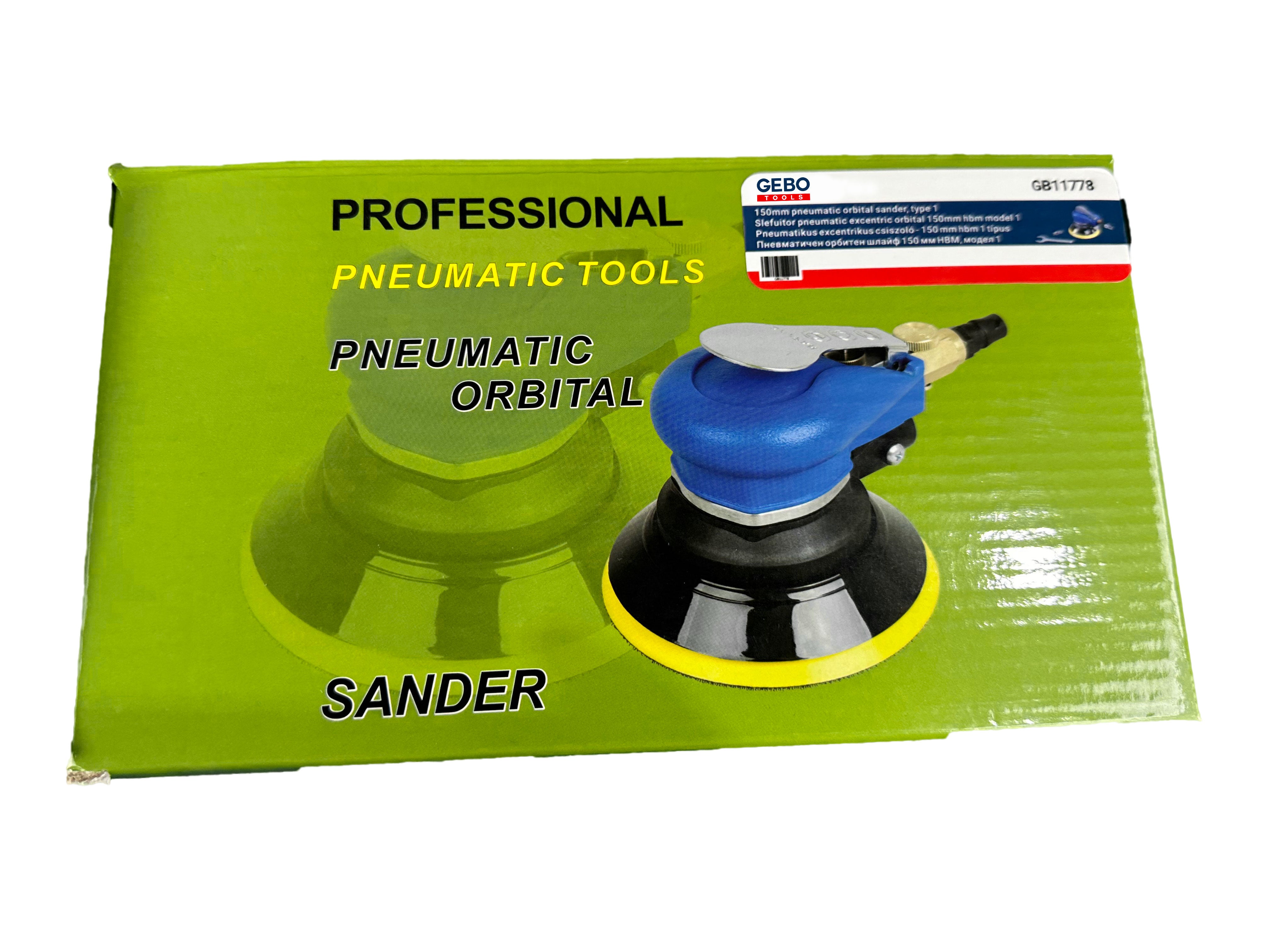 SLEFUITOR PNEUMATIC EXCENTRIC ORBITAL 150MM MODEL 1 GEBO TOOLS