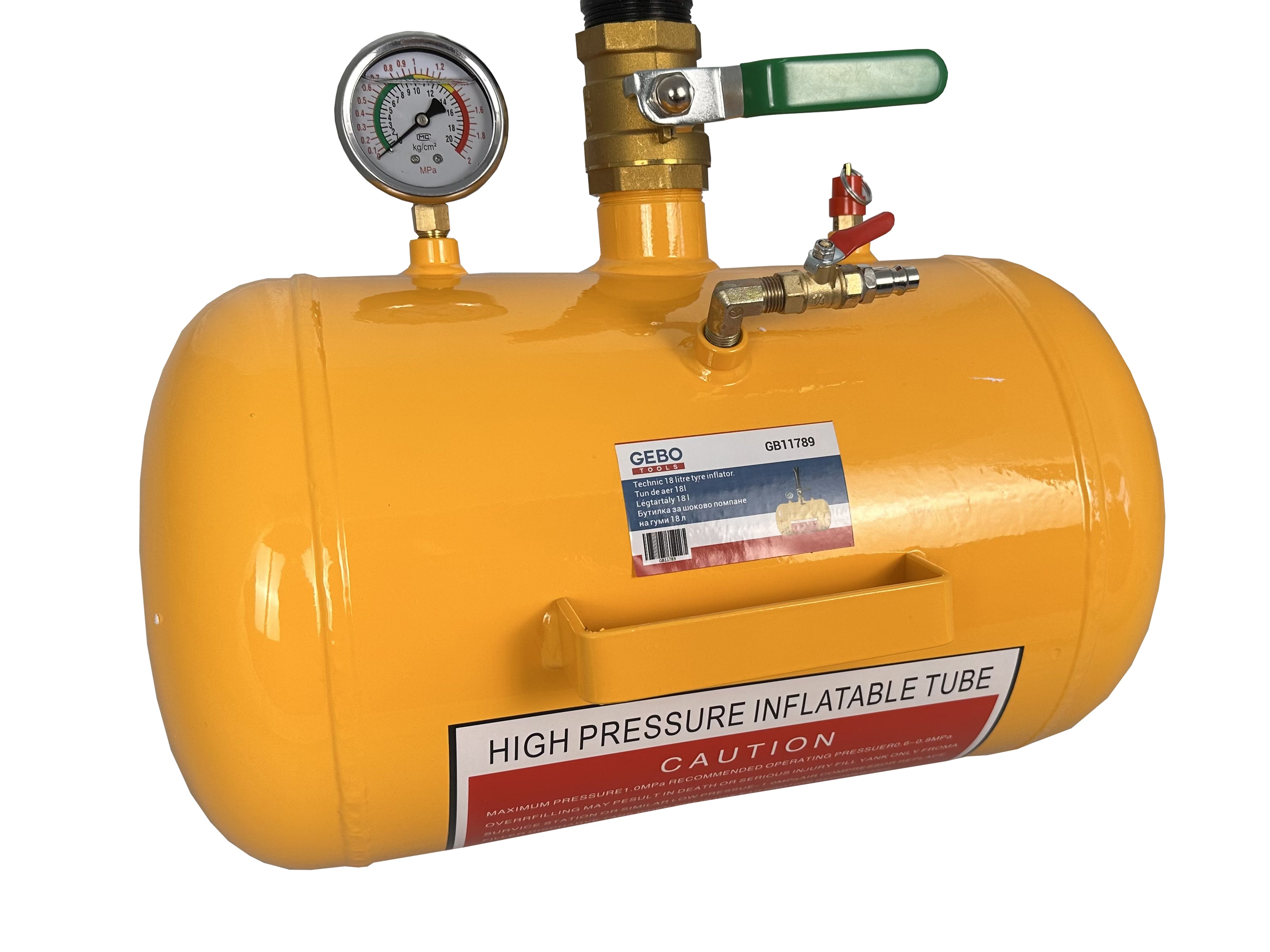 BUTELIE EXPLOZIE AER, TUN DE AER 18L GEBO TOOLS