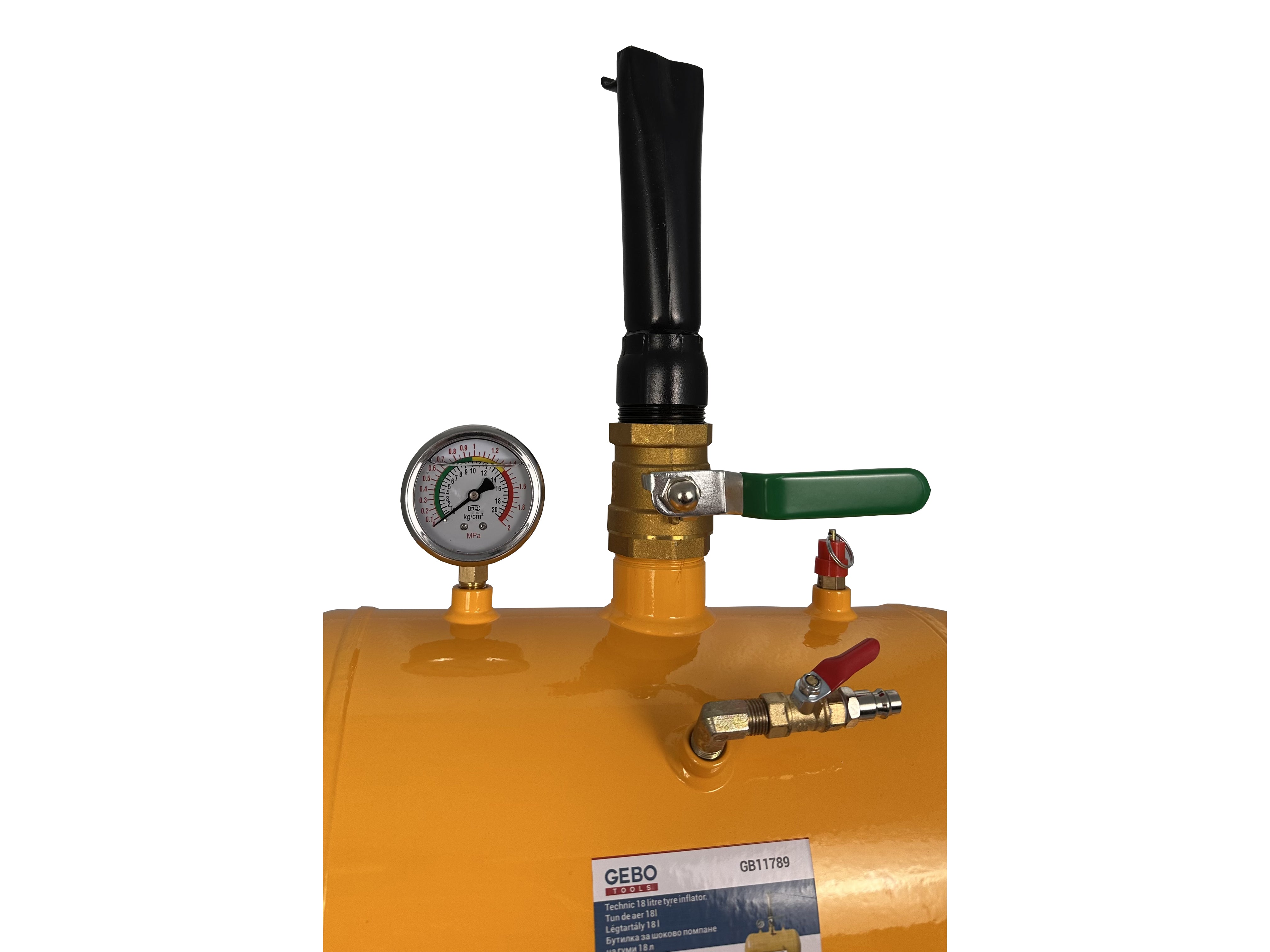 BUTELIE EXPLOZIE AER, TUN DE AER 18L GEBO TOOLS