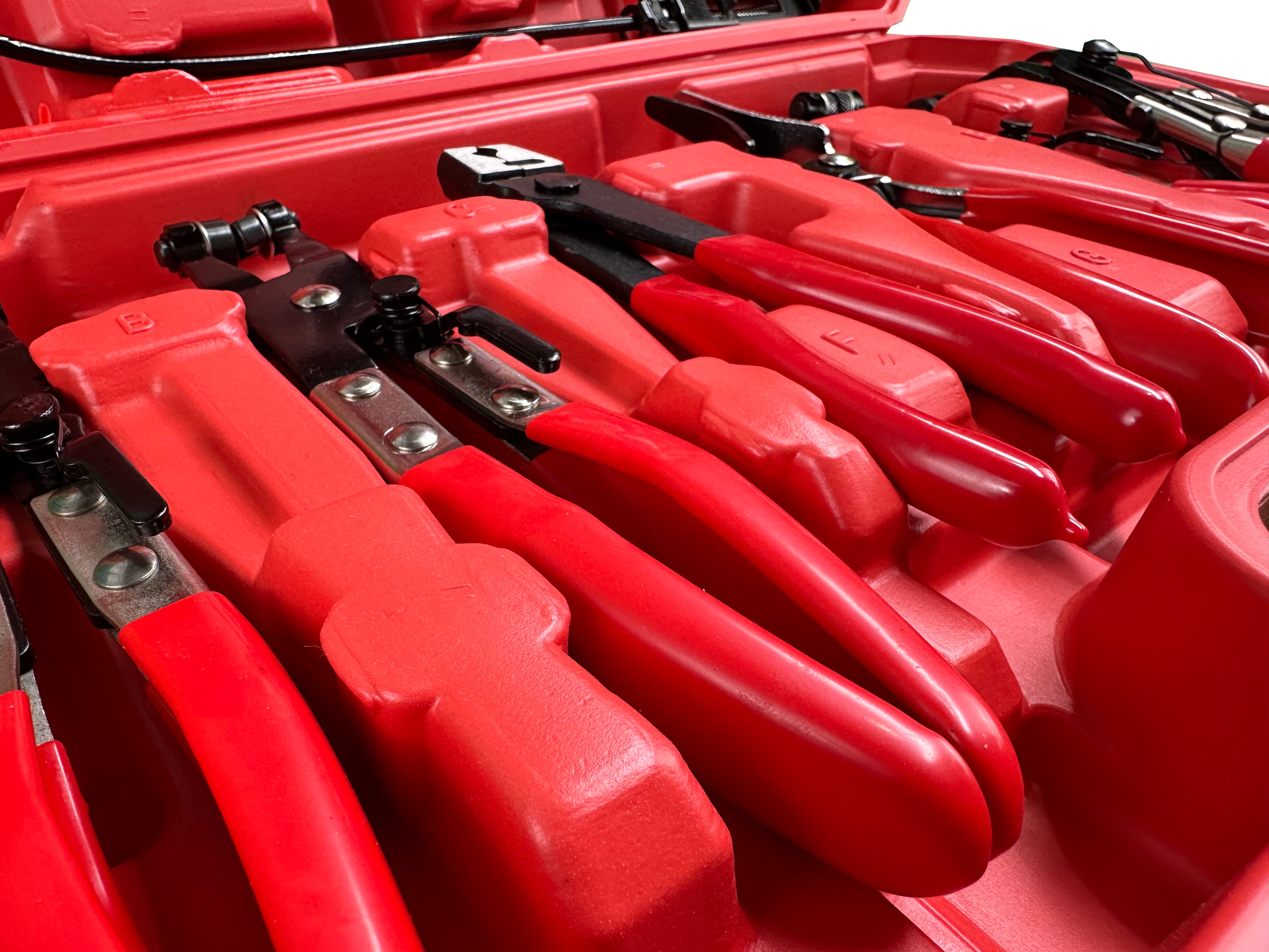 TRUSA DE CLESTI COLIERE CONDUCTE SI FURTUNE AUTO 9 PIESE GEBO TOOLS