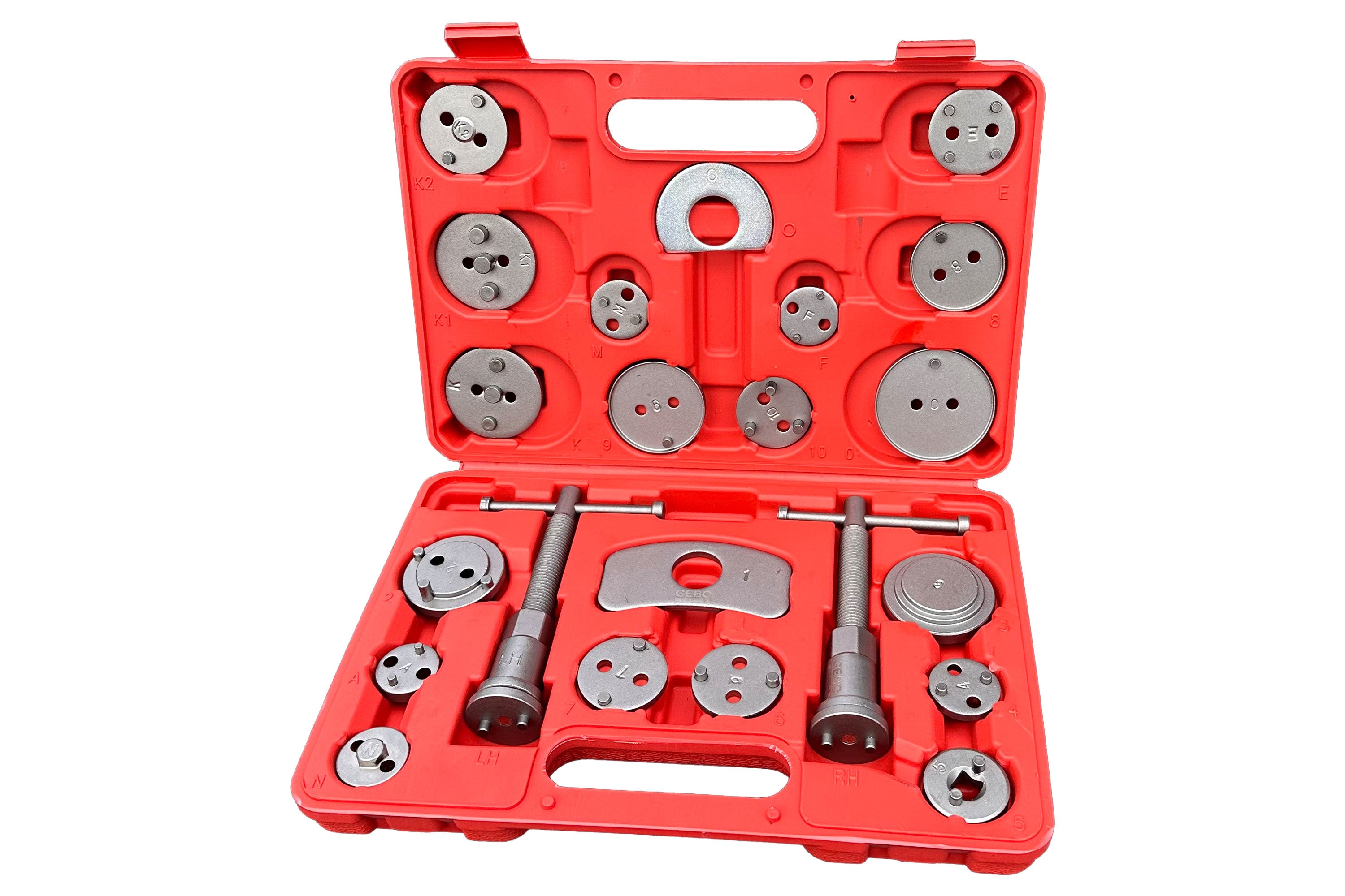 TRUSA PENTRU ETRIERE PISTOANE FRANA AUTO UNIVERSALA 22 PIESE GEBO TOOLS