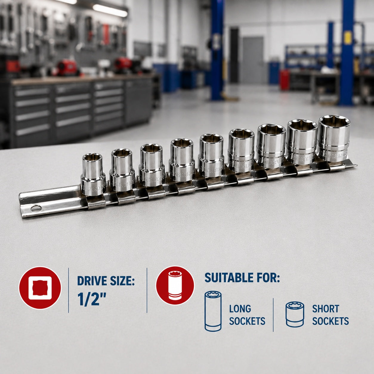 Suport metalic pentru tubulare 1/2 GEBO TOOLS