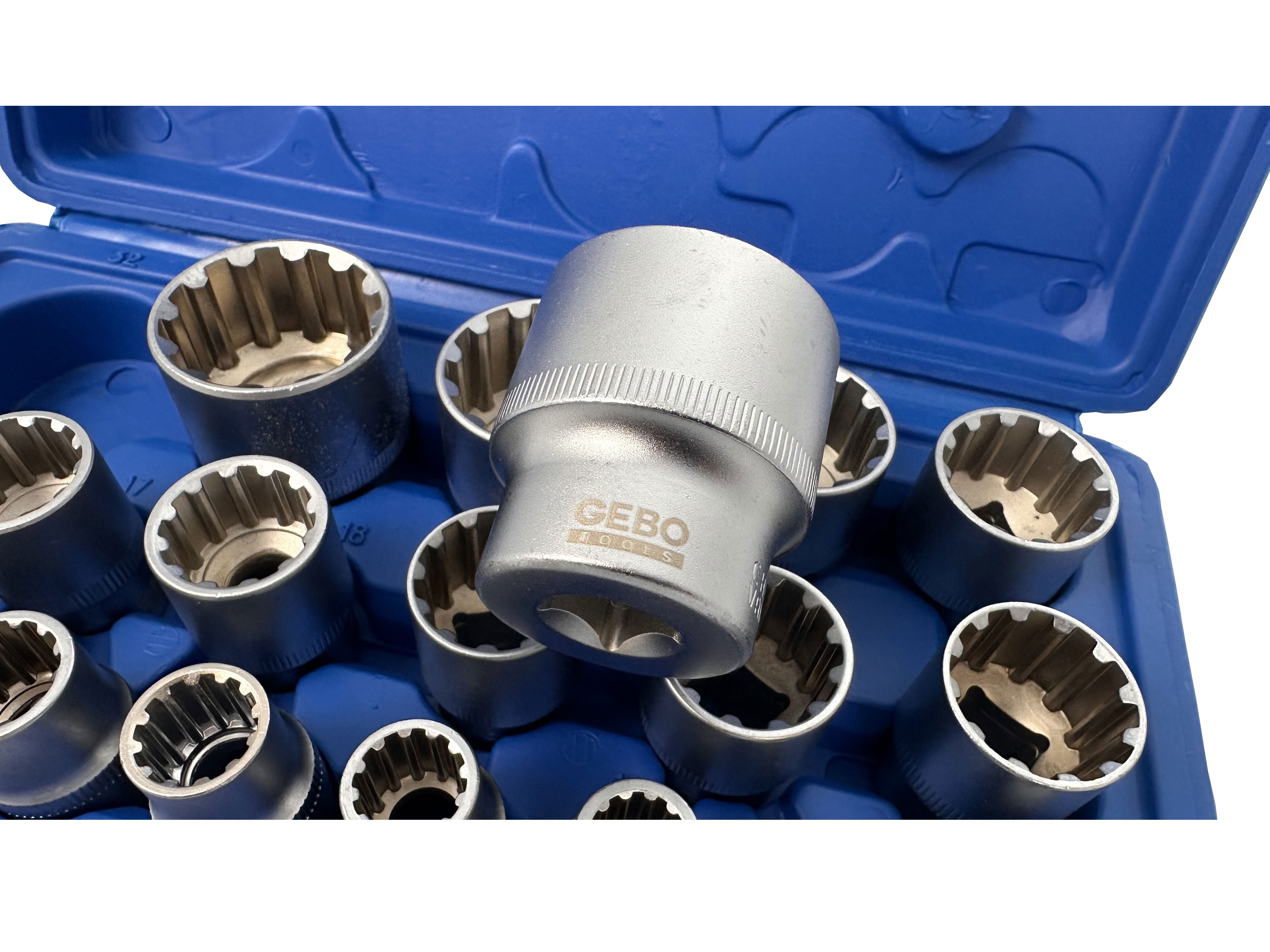SET CHEI TUBULARE VARIO PLUS 1/2 8-32 MM GEBO TOOLS