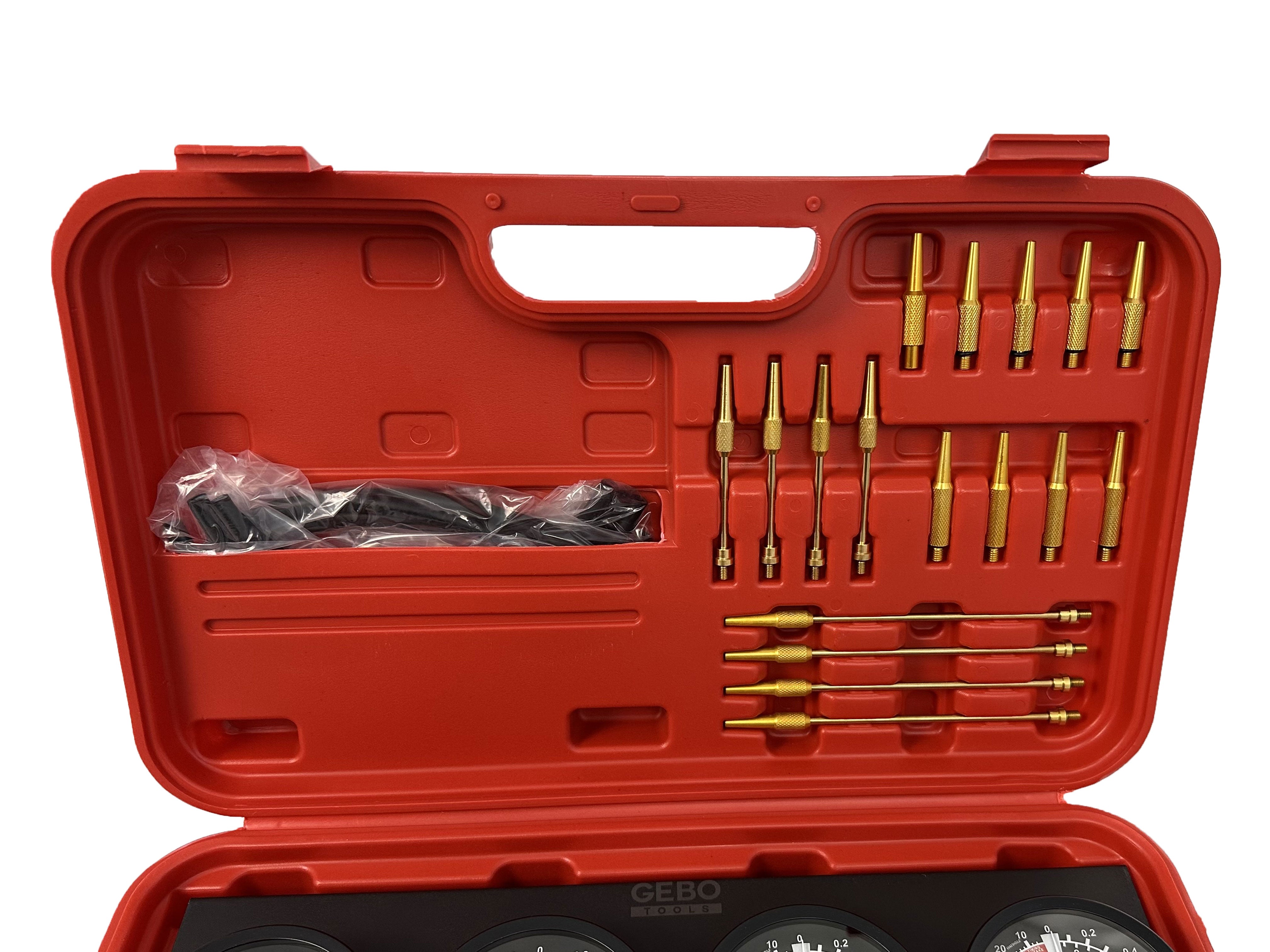 SINCRONIZATOR CARBURATOARE TESTER VID PRESIUNE GEBO TOOLS