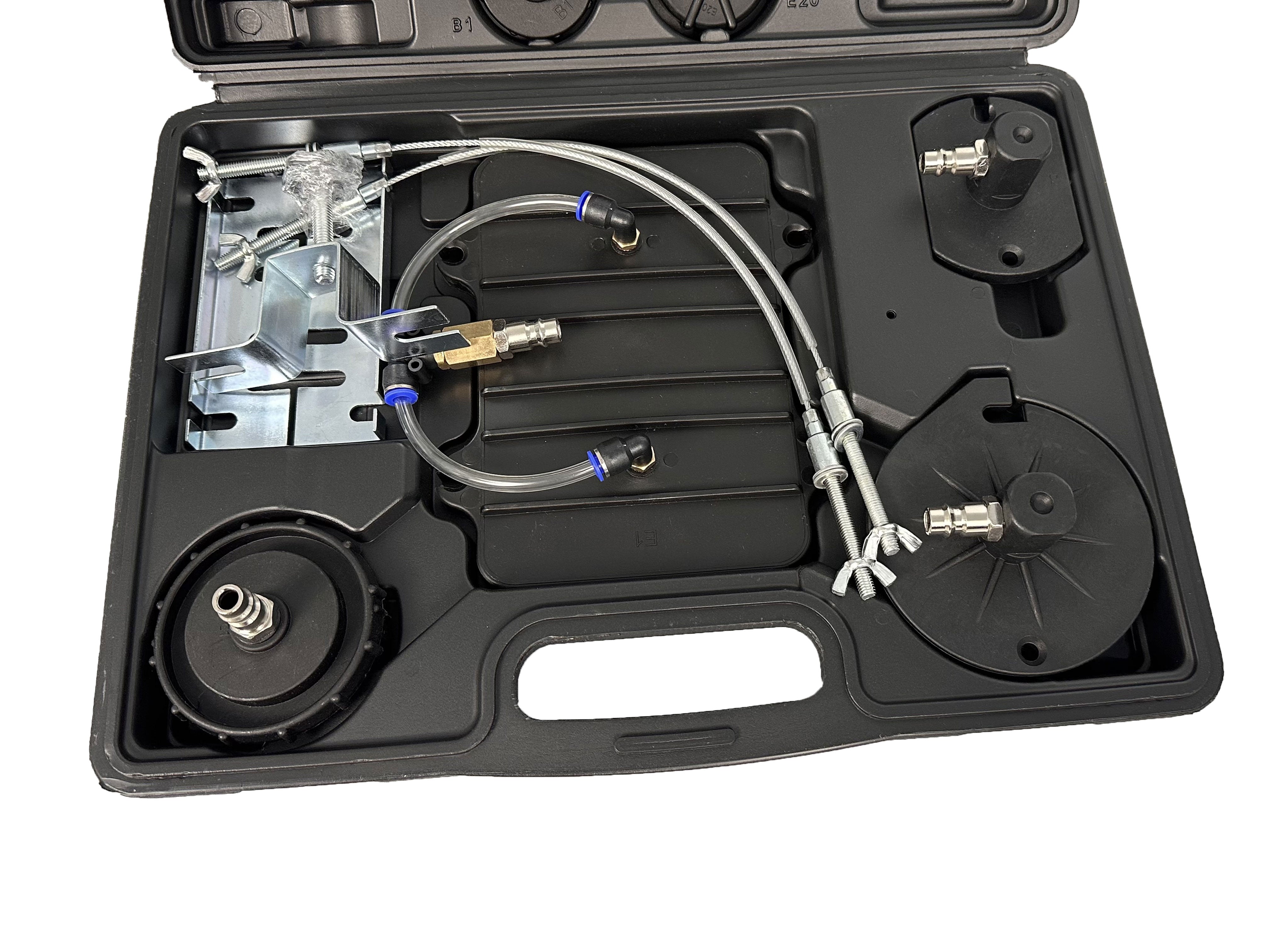 DISPOZITIV DE AERISIT SI SCHIMBAT LICHID DE FRANA UNIVERSALA CU ADAPTOARE GEBO TOOLS