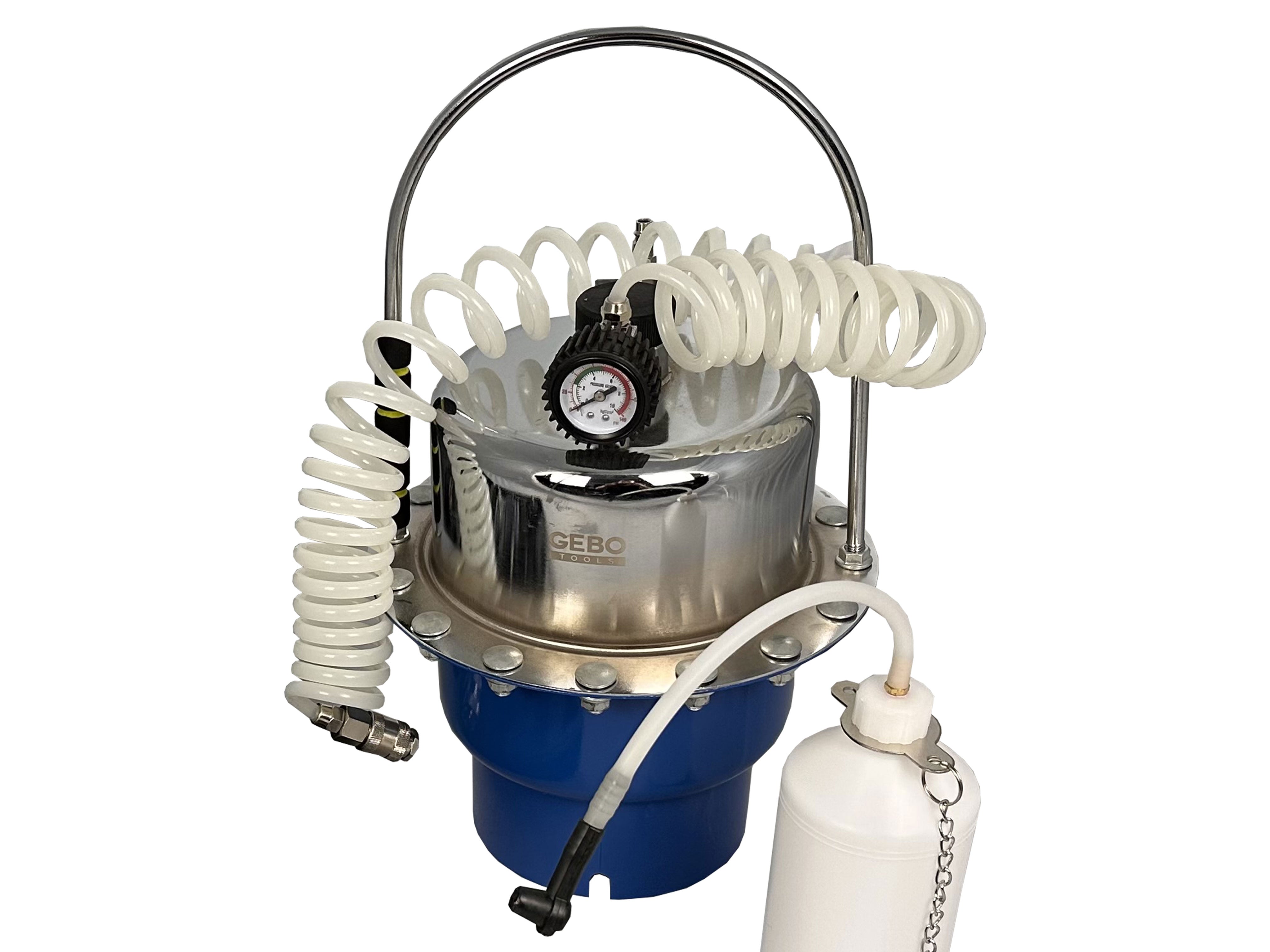 DISPOZITIV DE AERISIT SI SCHIMBAT LICHID DE FRANA UNIVERSALA CU ADAPTOARE GEBO TOOLS