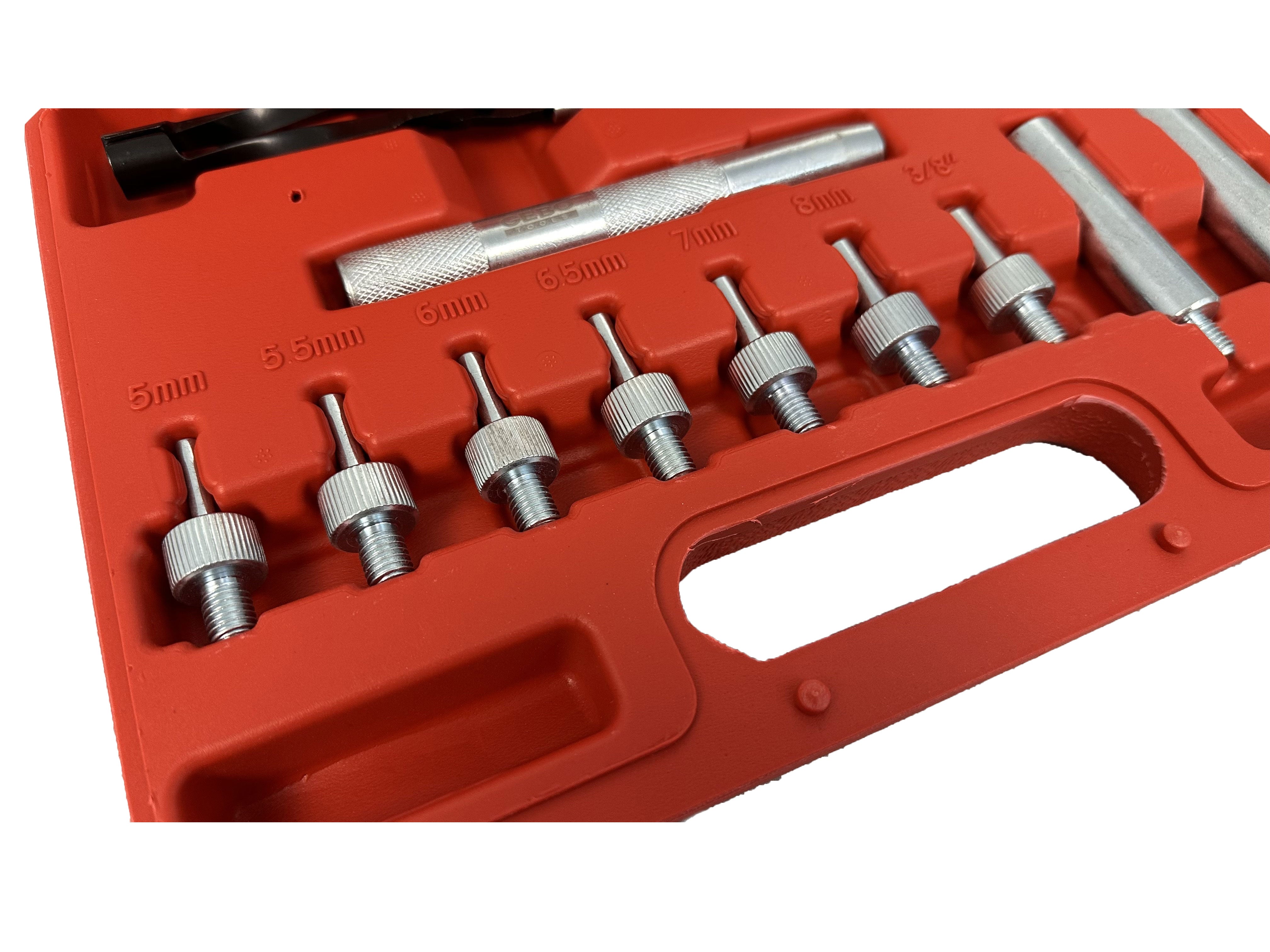 TRUSA MONTAT DEMONTAT SIMERINGURI SUPAPE 11 PIESE GEBO TOOLS