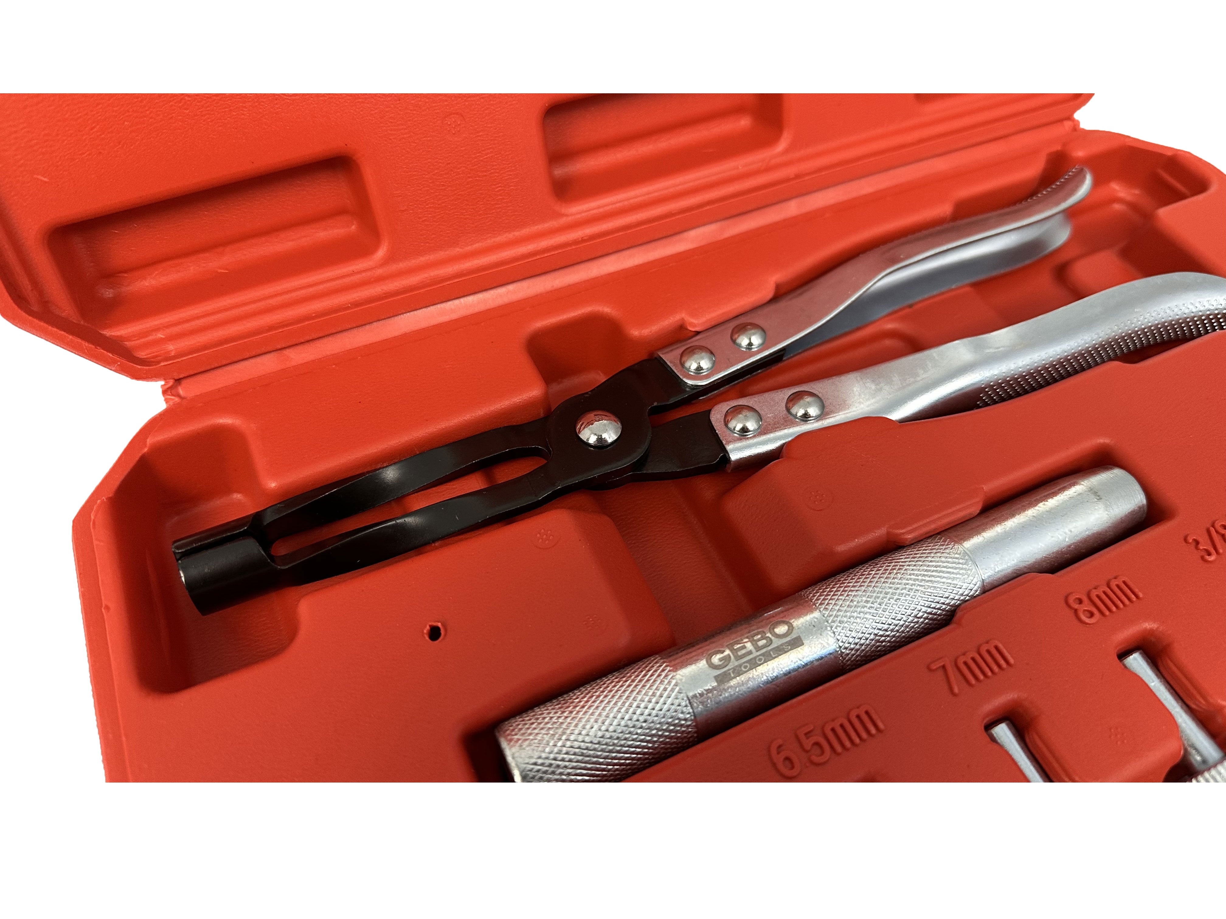 TRUSA MONTAT DEMONTAT SIMERINGURI SUPAPE 11 PIESE GEBO TOOLS