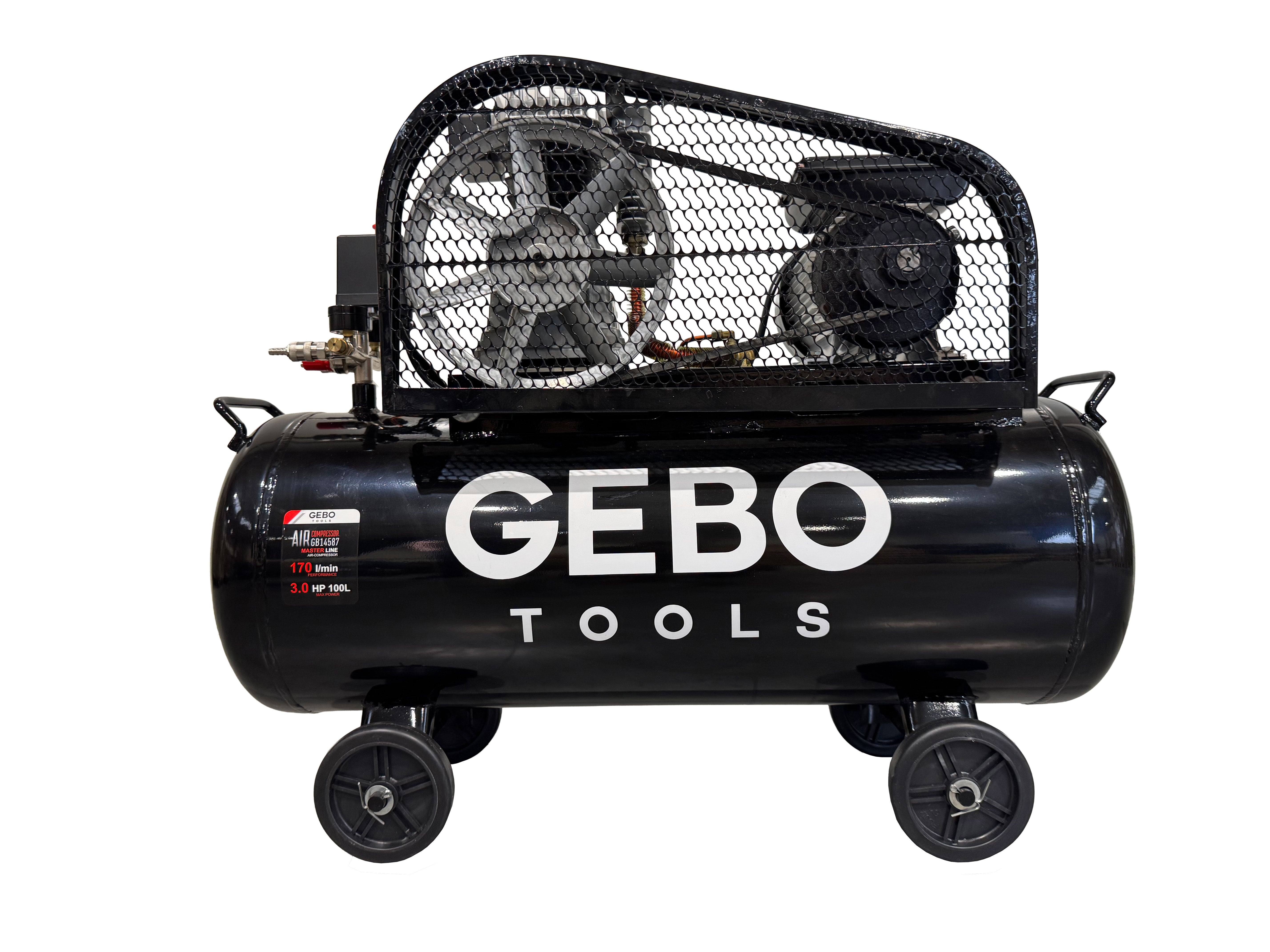 COMPRESOR AER 100L 3CP 220V GEBO TOOLS
