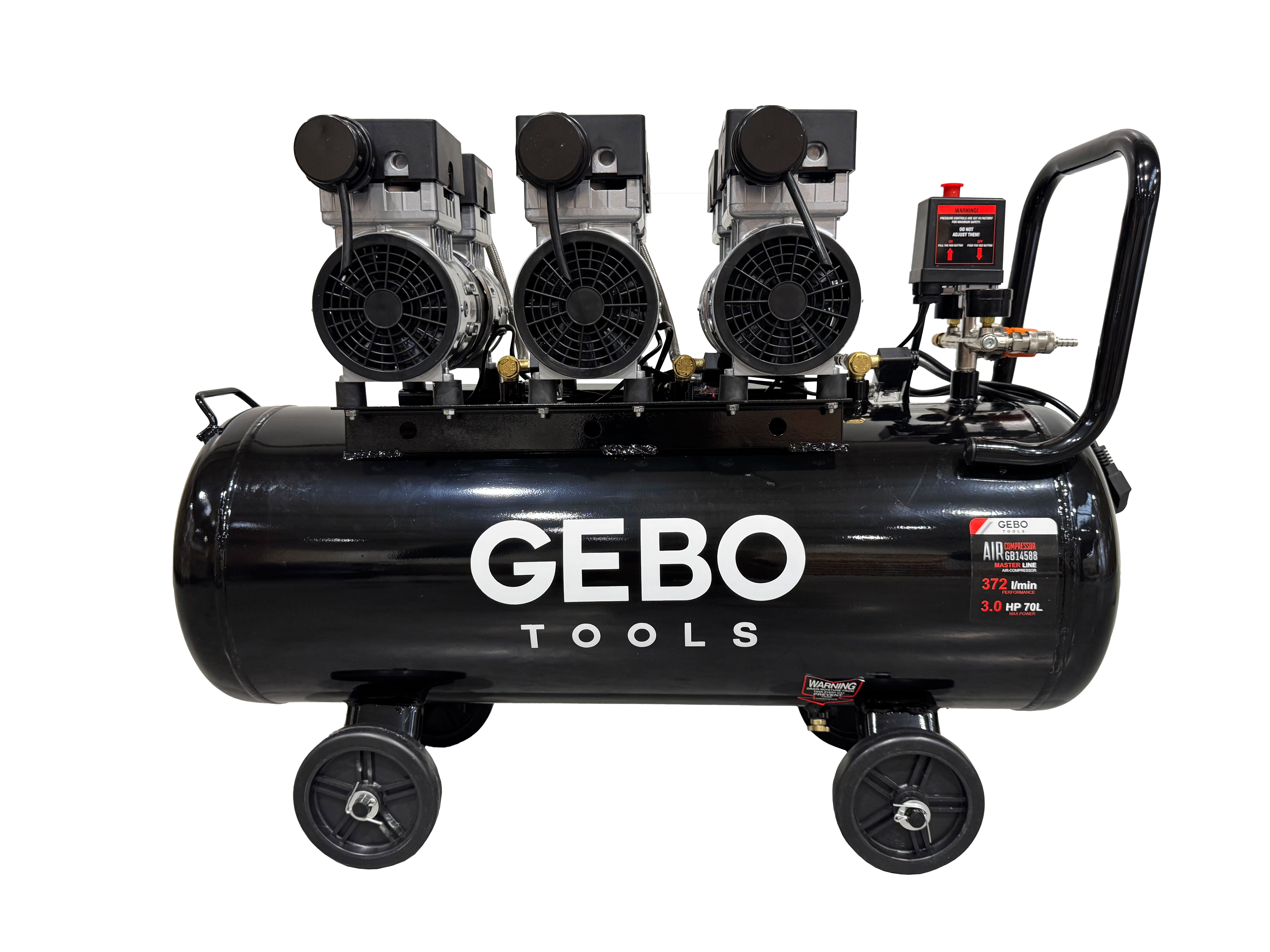 COMPRESOR SILENTIOS 70L M2 GEBO TOOLS