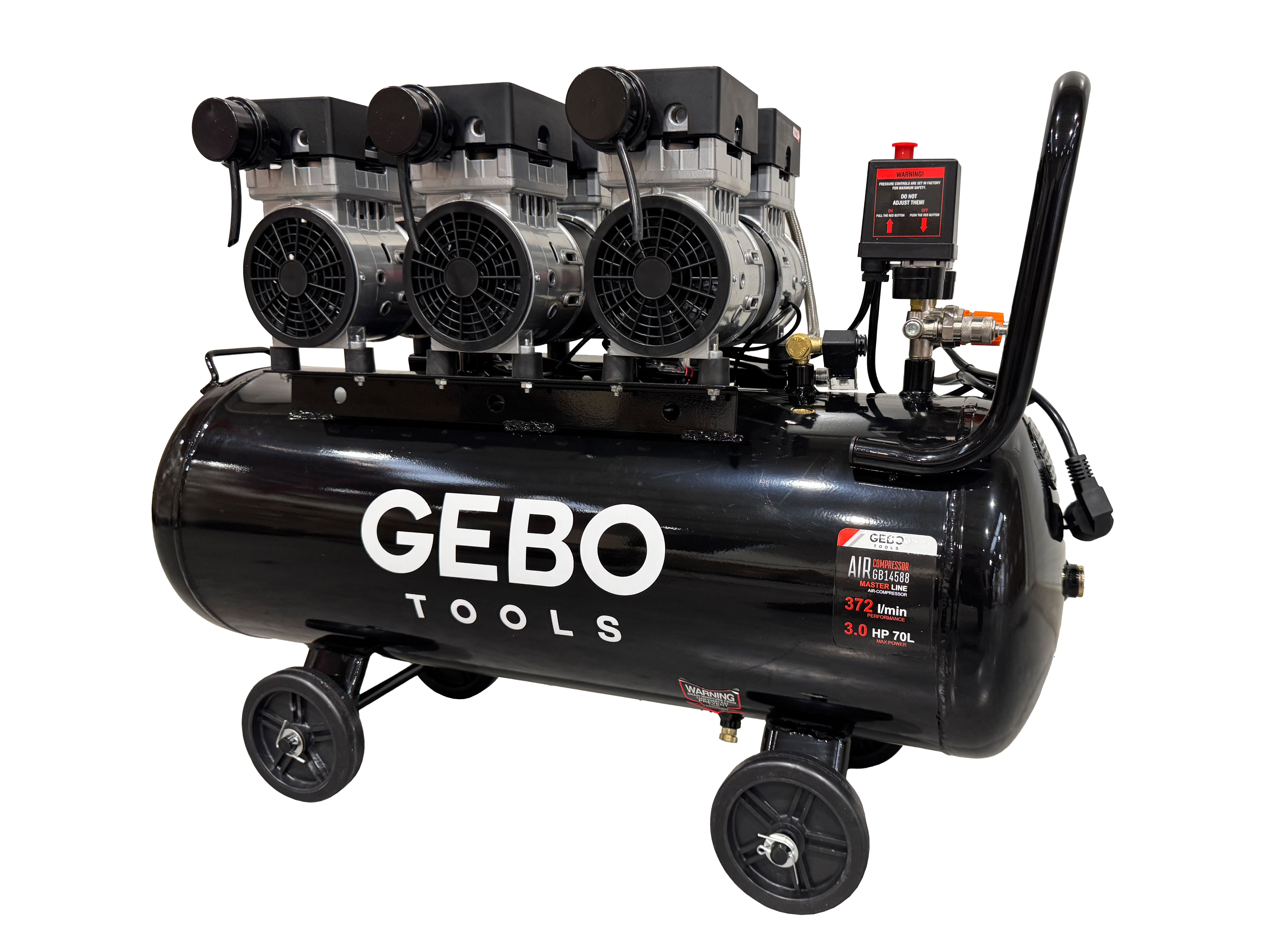 COMPRESOR SILENTIOS 70L M2 GEBO TOOLS