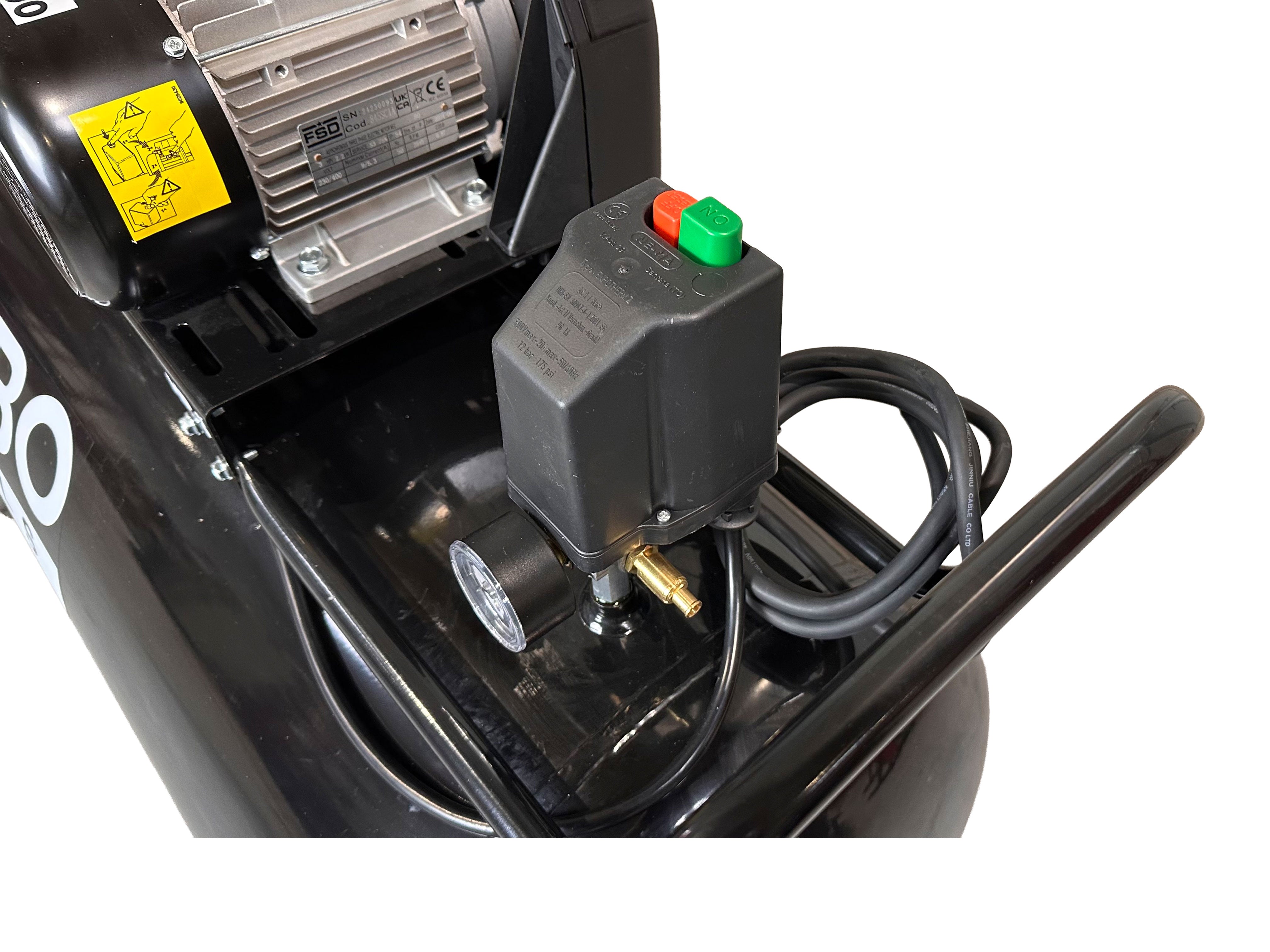 COMPRESOR PROFESIONAL 200L 3 CP 400 V GEBO TOOLS