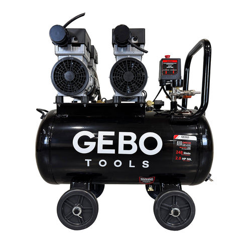 COMPRESOR SILENTIOS FARA ULEI 50L GEBO TOOLS