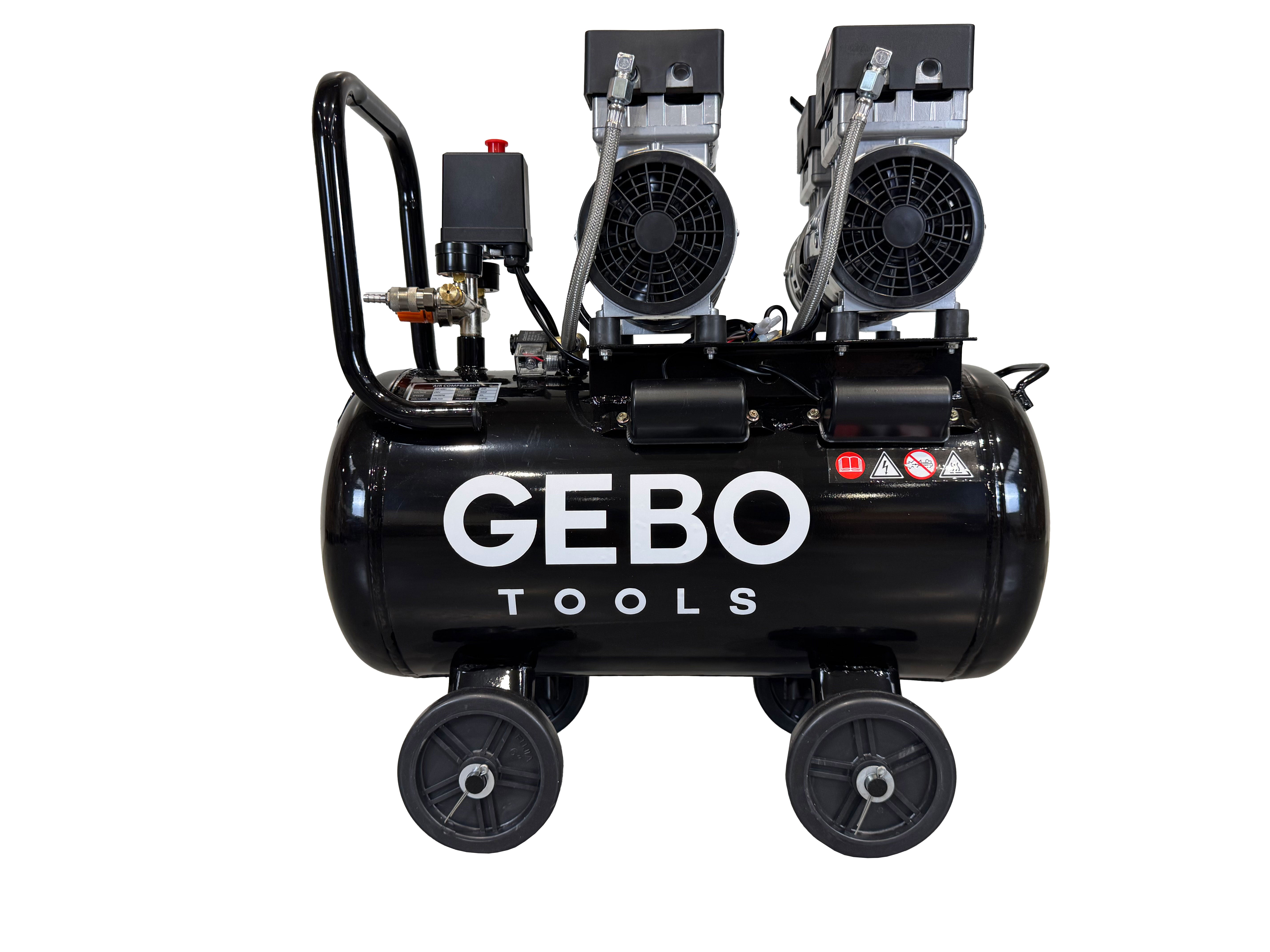 COMPRESOR SILENTIOS FARA ULEI 50L GEBO TOOLS