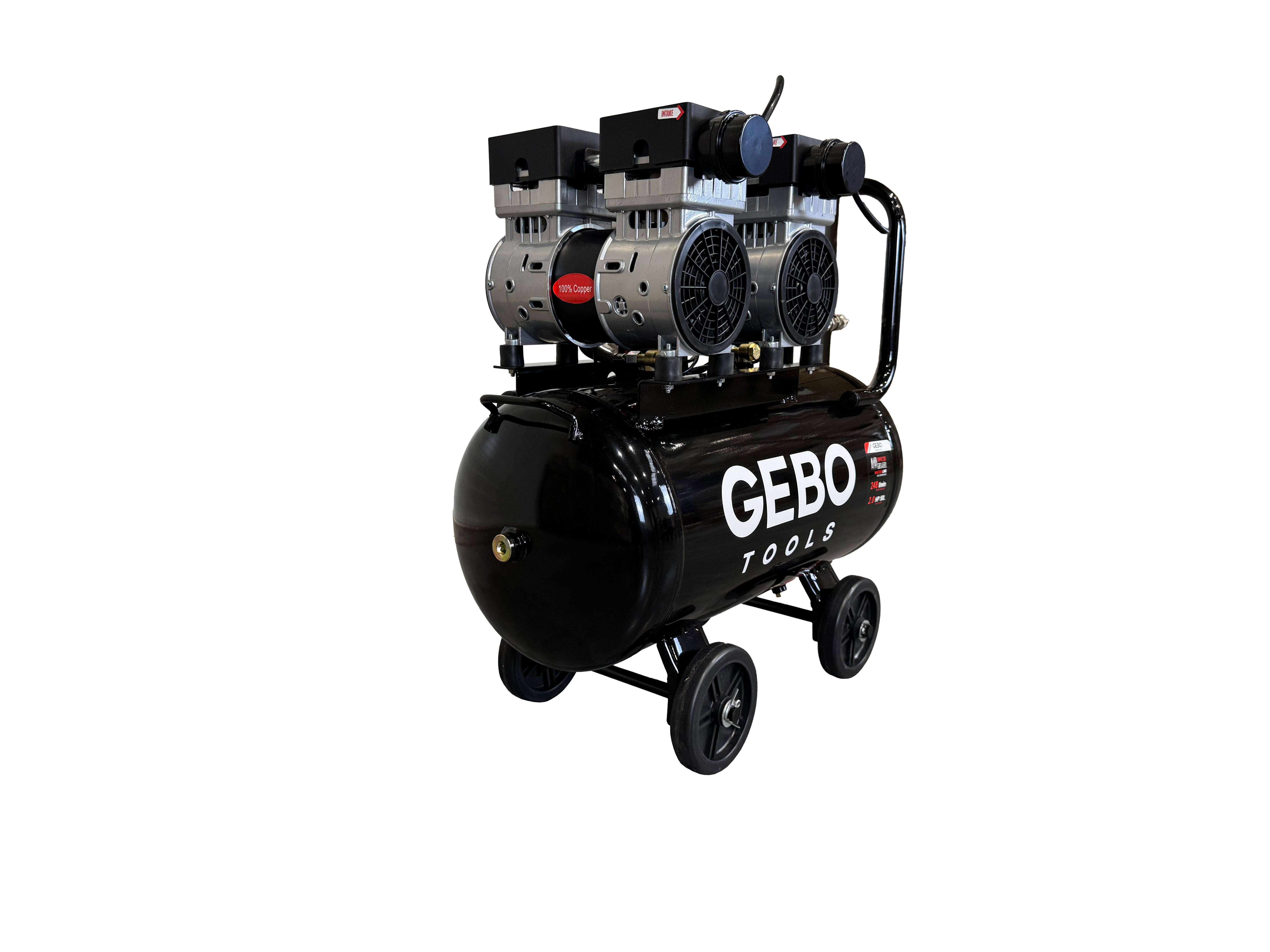 COMPRESOR SILENTIOS FARA ULEI 50L GEBO TOOLS