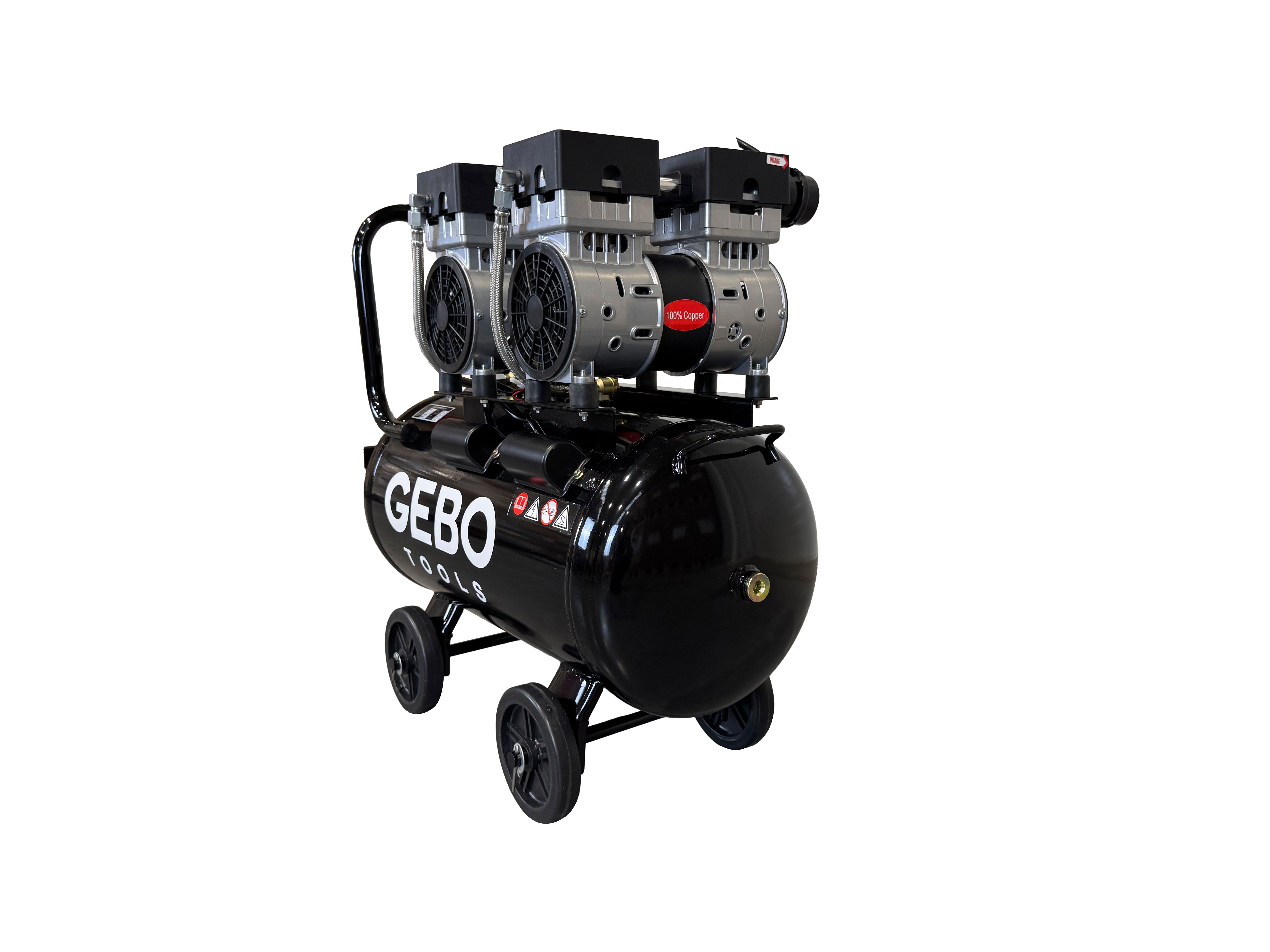 Compresor silentios fara ulei 50l GEBO TOOLS