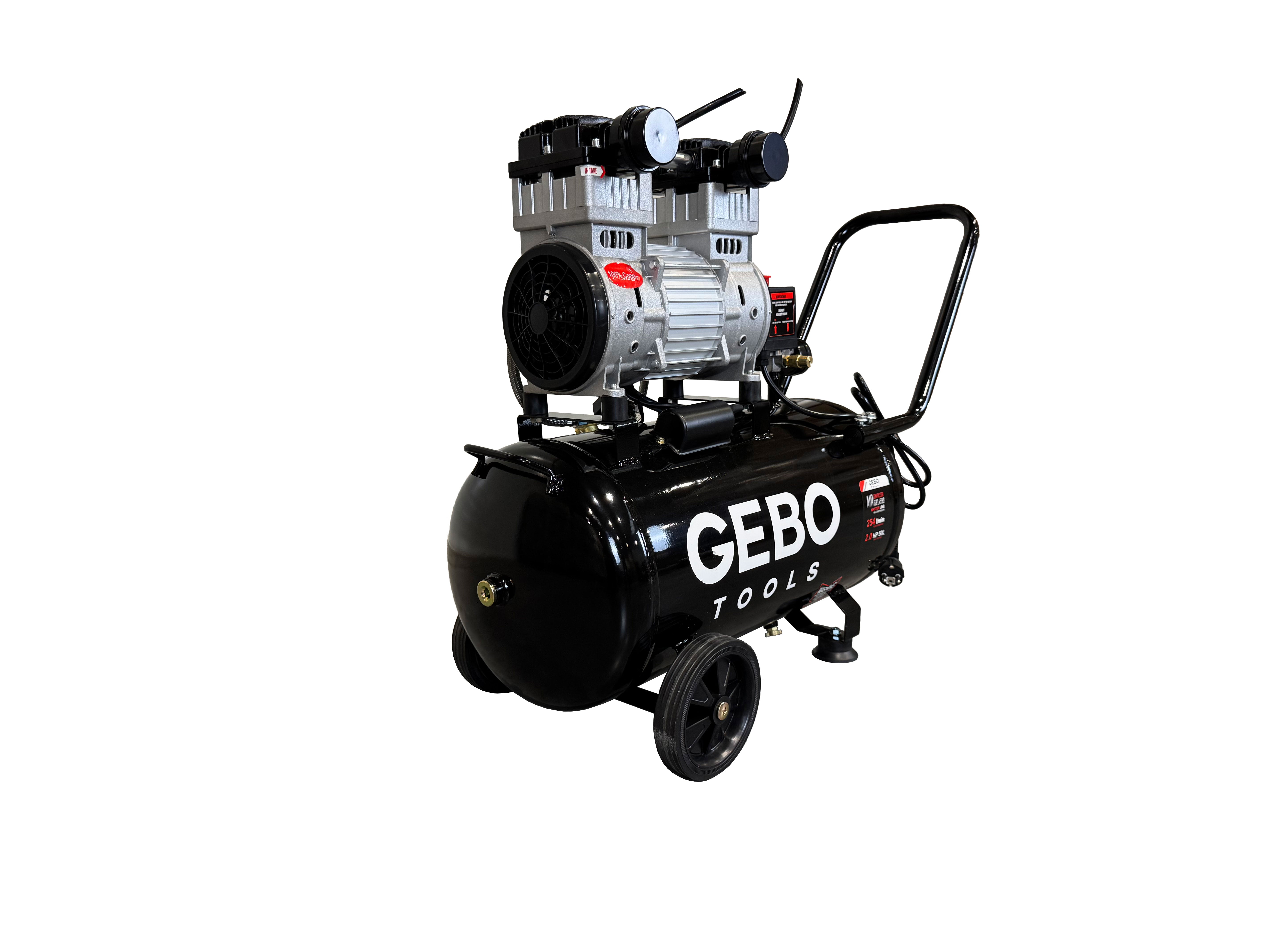 COMPRESOR SILENTIOS 50L 2CP GEBO TOOLS