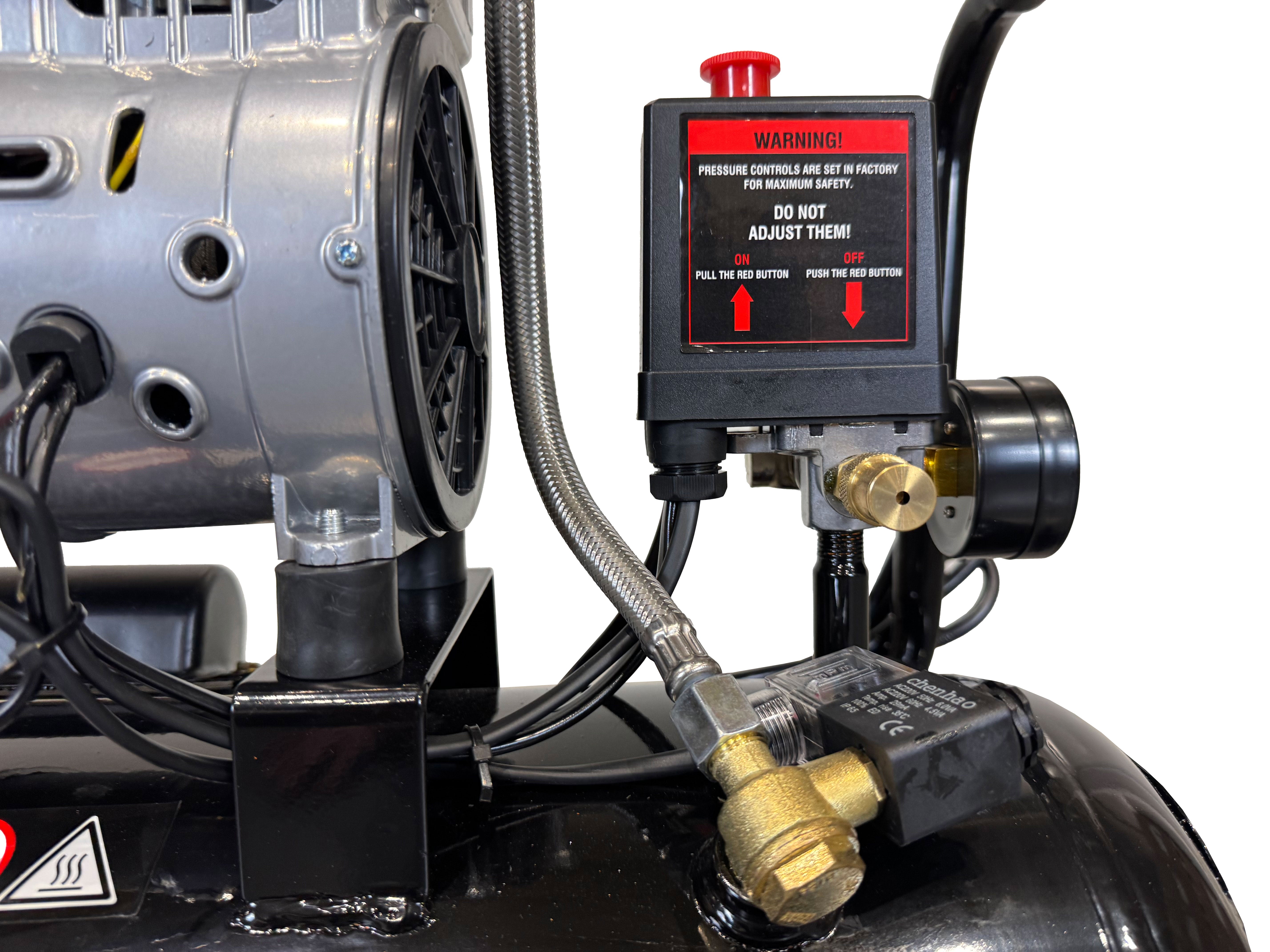 COMPRESOR SILENTIOS FARA ZGOMOT FARA ULEI 24L GEBO TOOLS