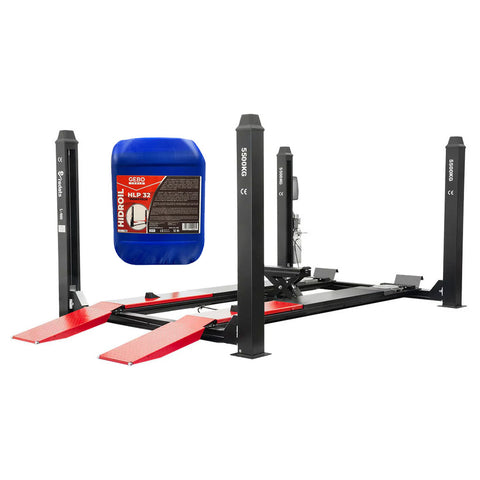 ELEVATOR AUTO CU 4 COLOANE 5.5T 380V CU CRIC CANAL INCORPORAT