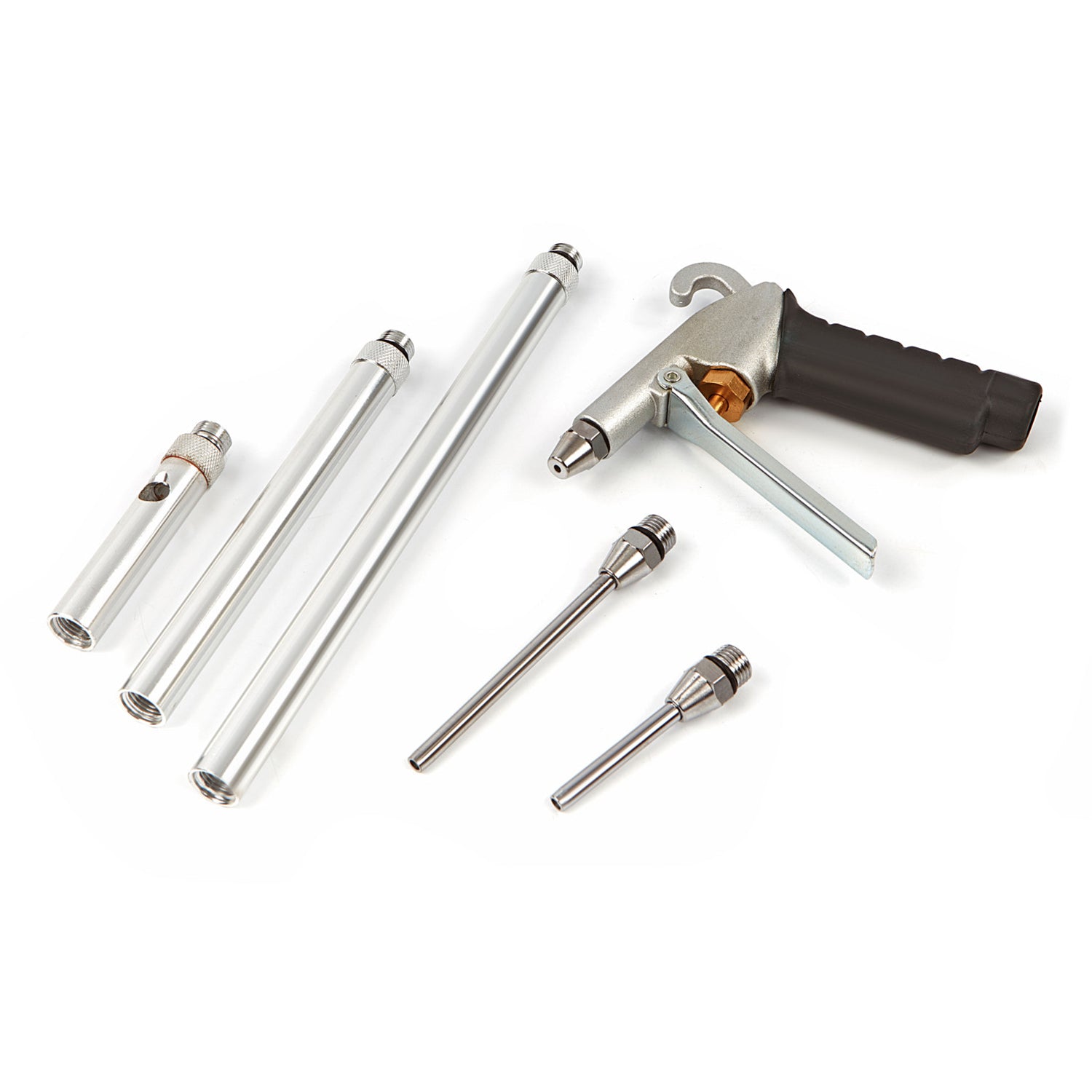 SET PISTOL DE SUFLAT AER CU CAP INTERSCHIMBABIL 7 PIESE HBM