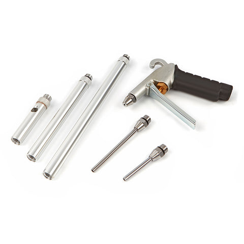 SET PISTOL DE SUFLAT AER CU CAP INTERSCHIMBABIL 7 PIESE HBM