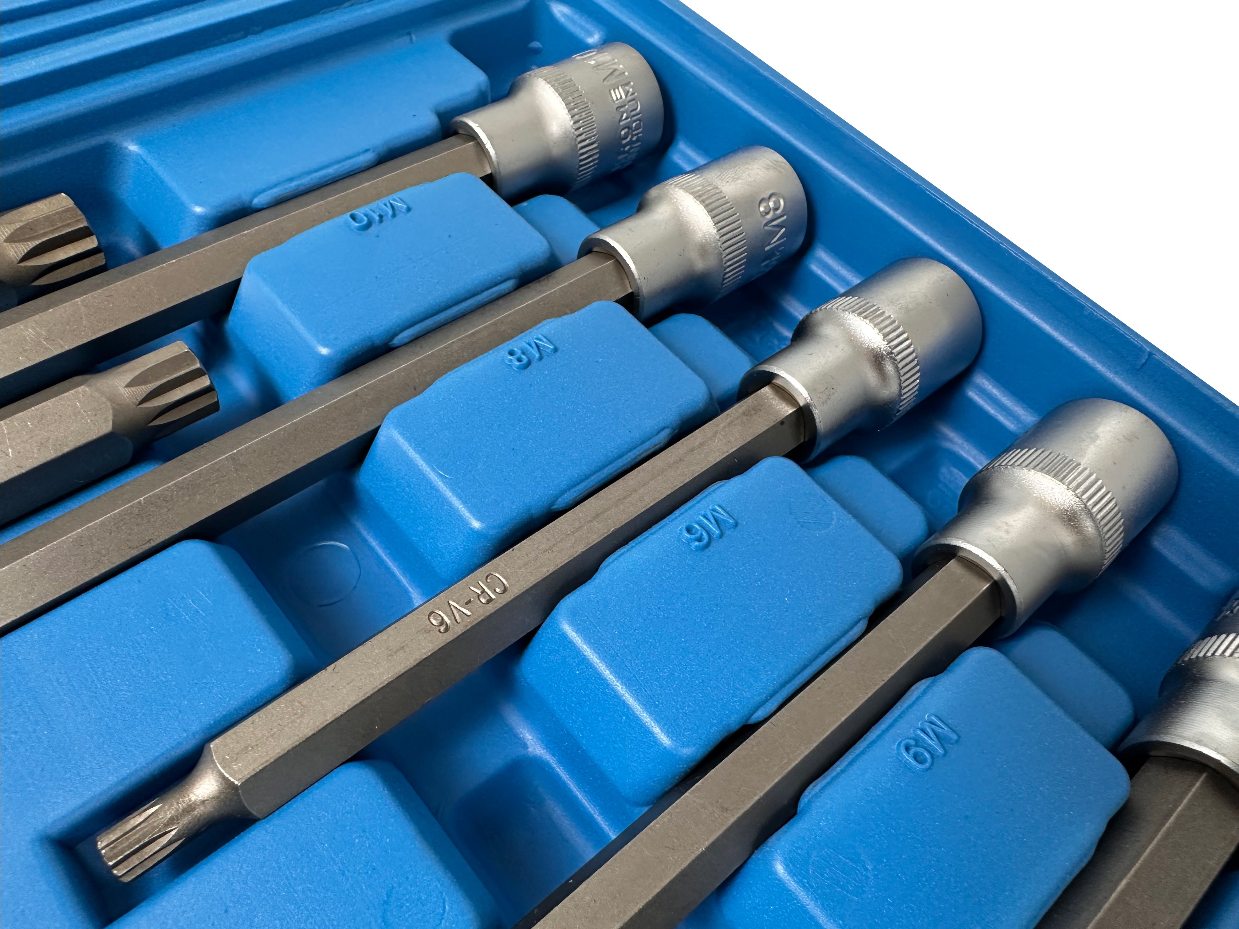 TRUSA BITI XZN M SPLINE 1/2 26 PIESE GEBO TOOLS