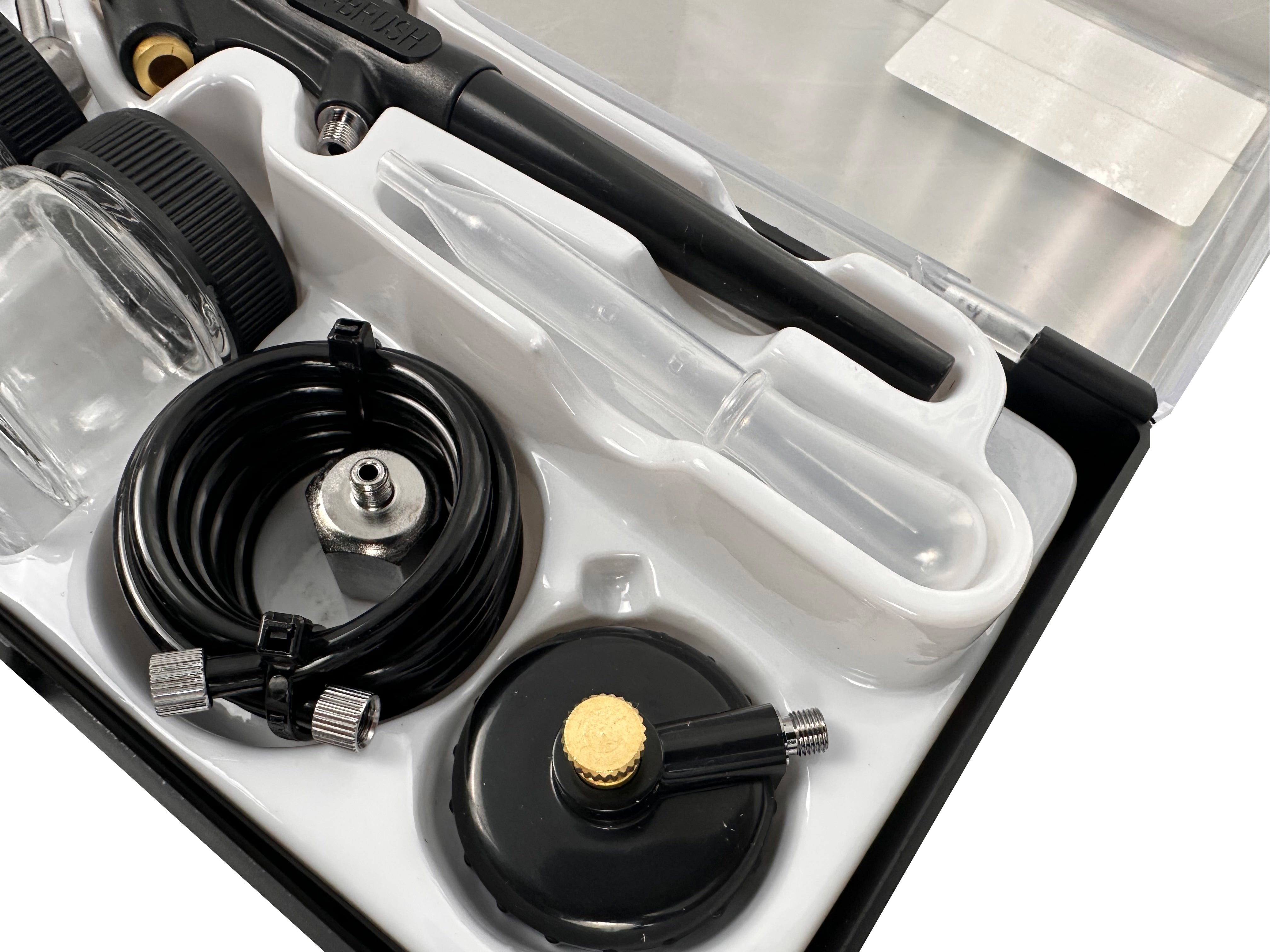 SET PISTOL AEROGRAF 6 PIESE BD138 GEBO TOOLS