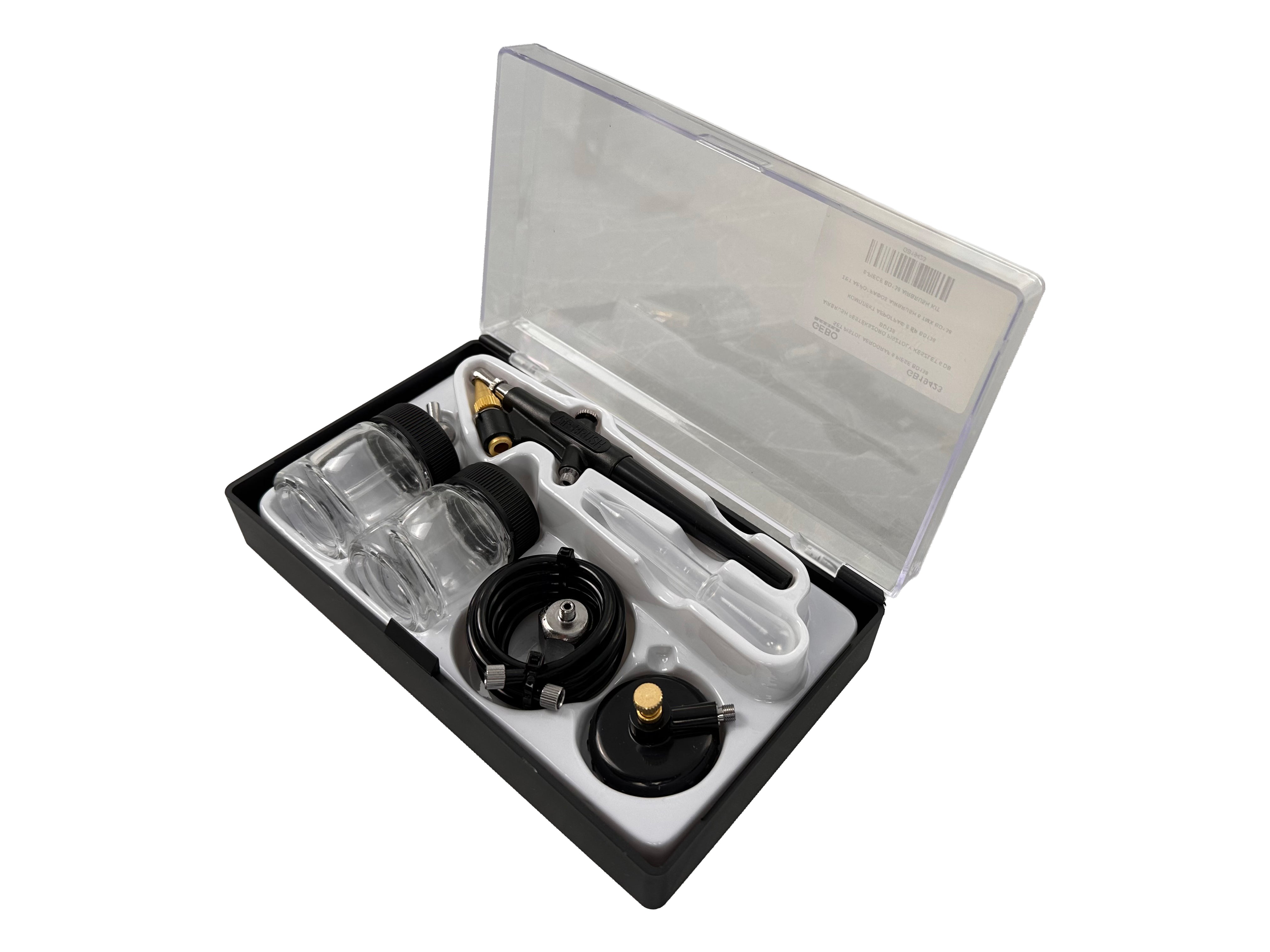 SET PISTOL AEROGRAF 6 PIESE BD138 GEBO TOOLS