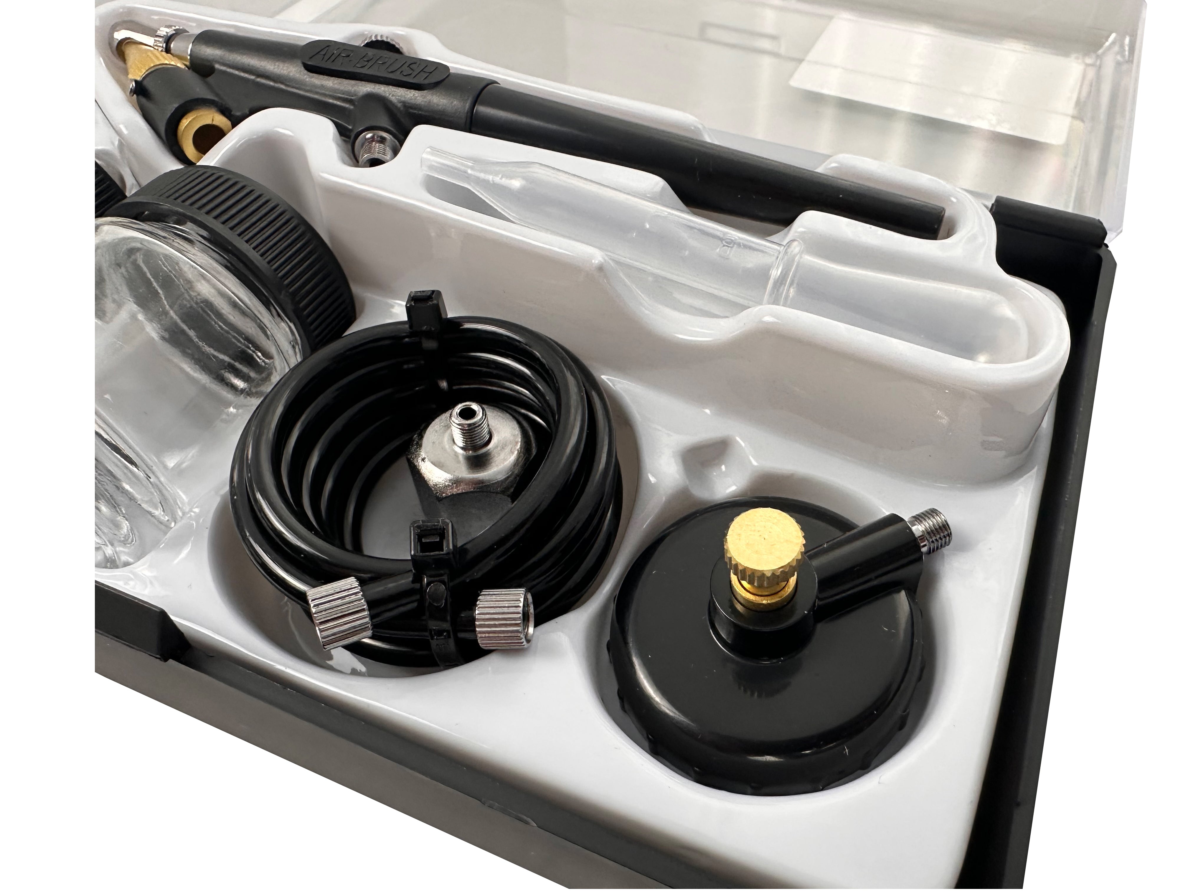 SET PISTOL AEROGRAF 6 PIESE BD138 GEBO TOOLS