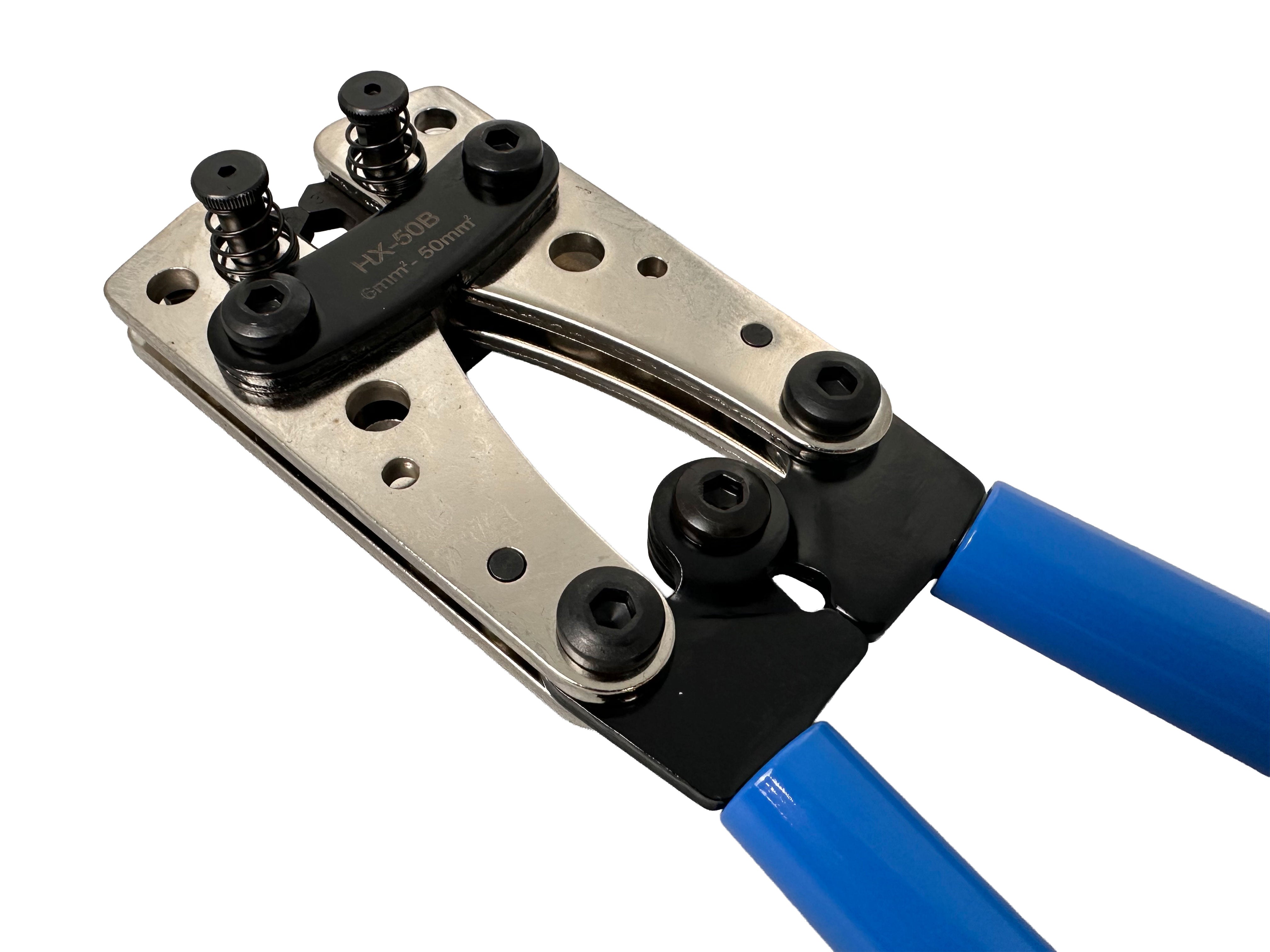 CLESTE PENTRU SERTIZAT DECABLAT CABLURI ELECTRICE, PAPUCI CU DIAMETRU MARI 6.0-50MM2 GEBO TOOLS