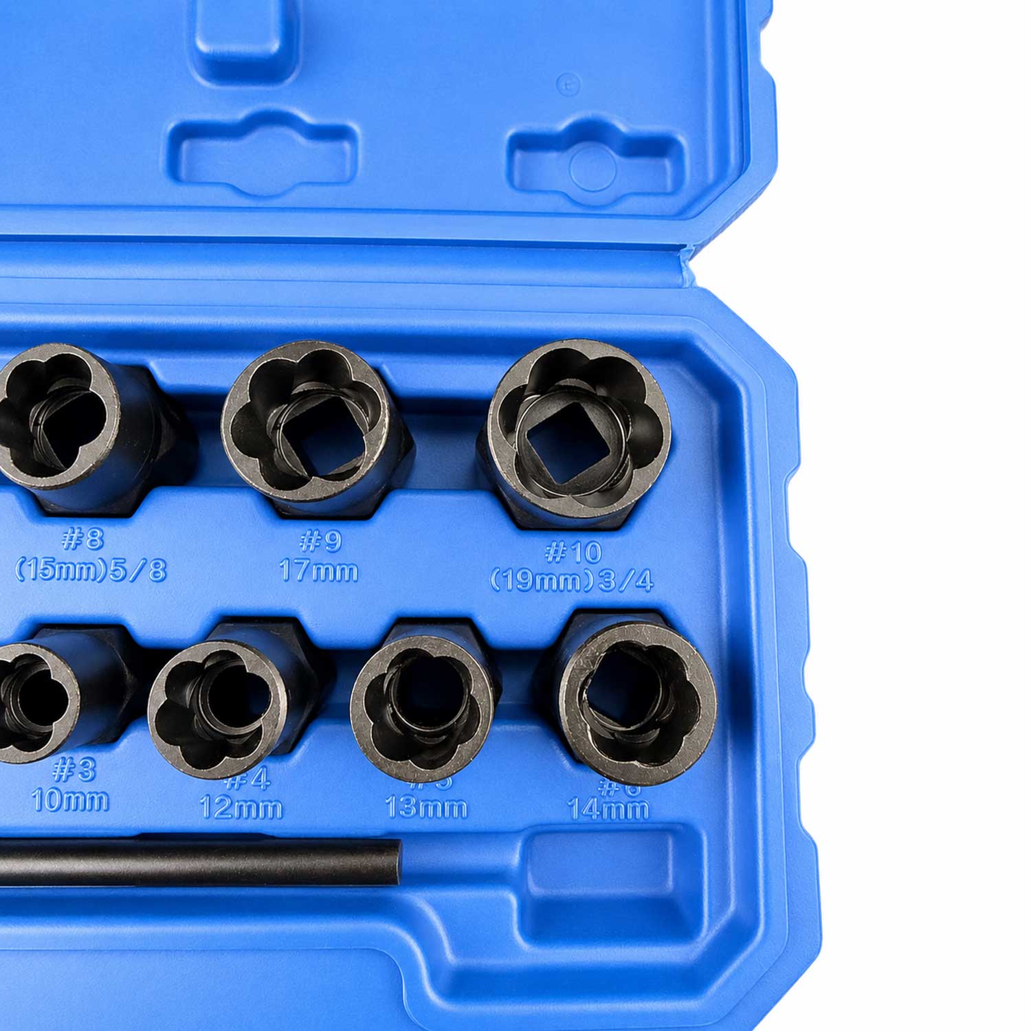 SET TUBULARE PENTRU SURUBURI UZATE 9-19MM 11 PIESE GEBO TOOLS