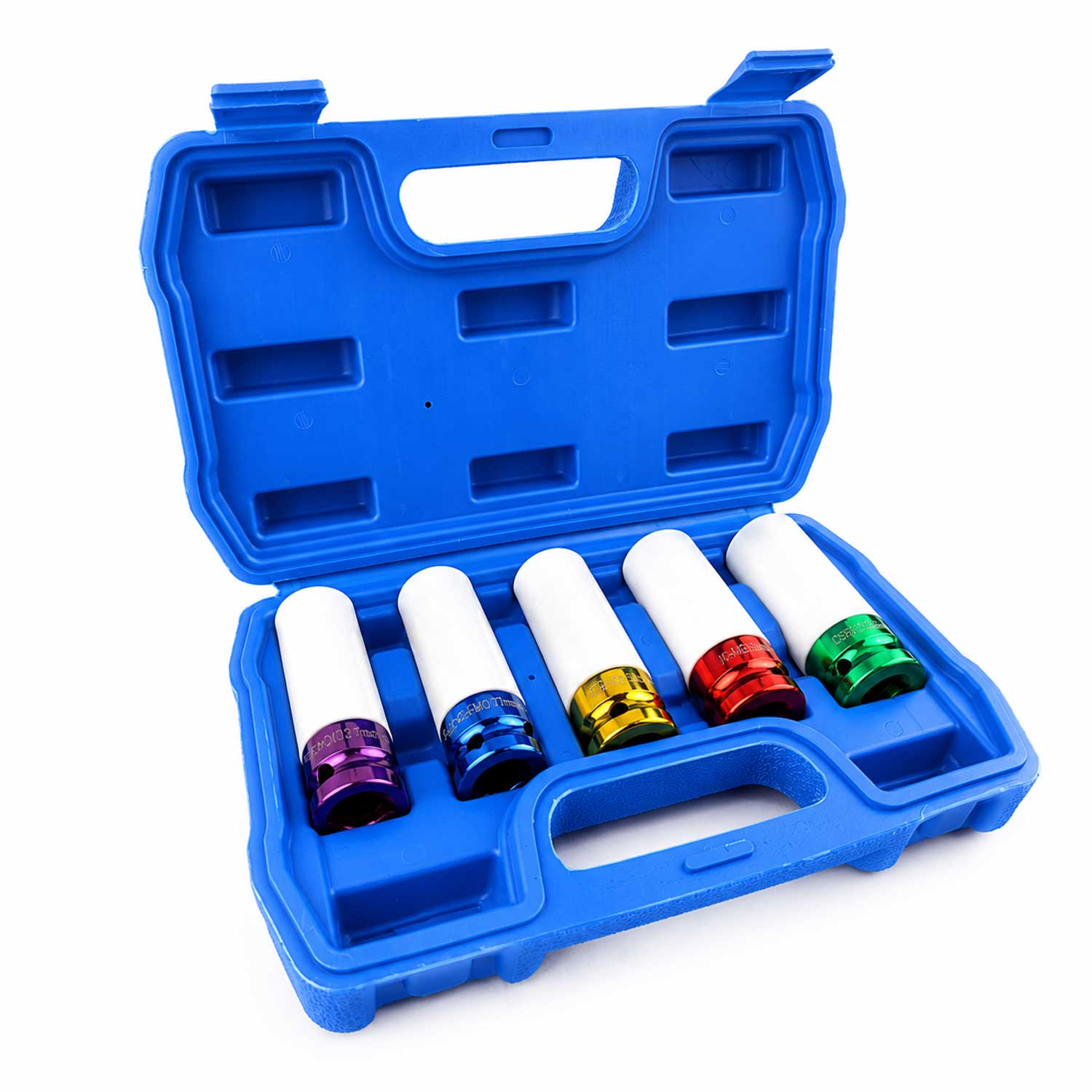 SET TUBULARE CU PROTECTIE PENTRU JANTE ALIAJ 5 BUC GEBO TOOLS