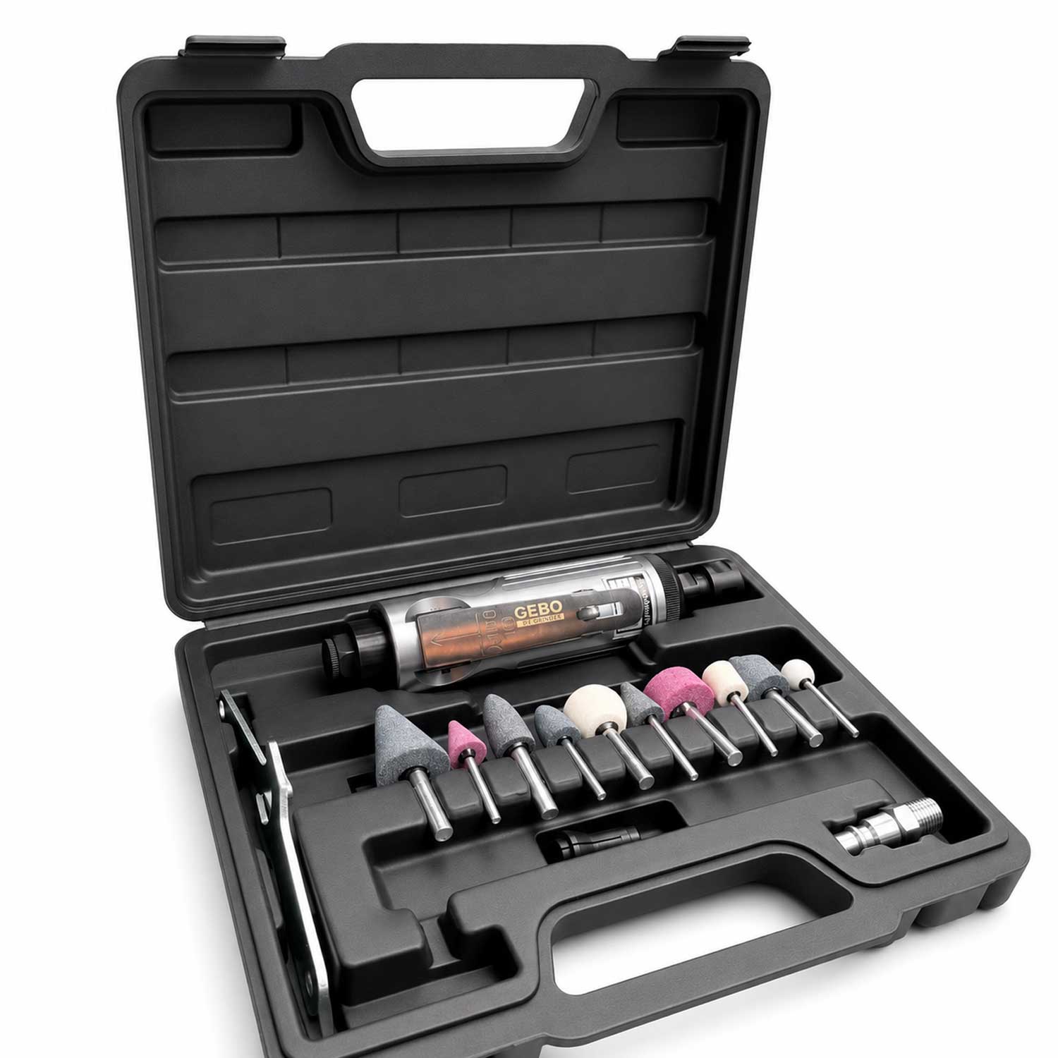 SET BIAX PNEUMATIC CU ACCESORII GEBO TOOLS