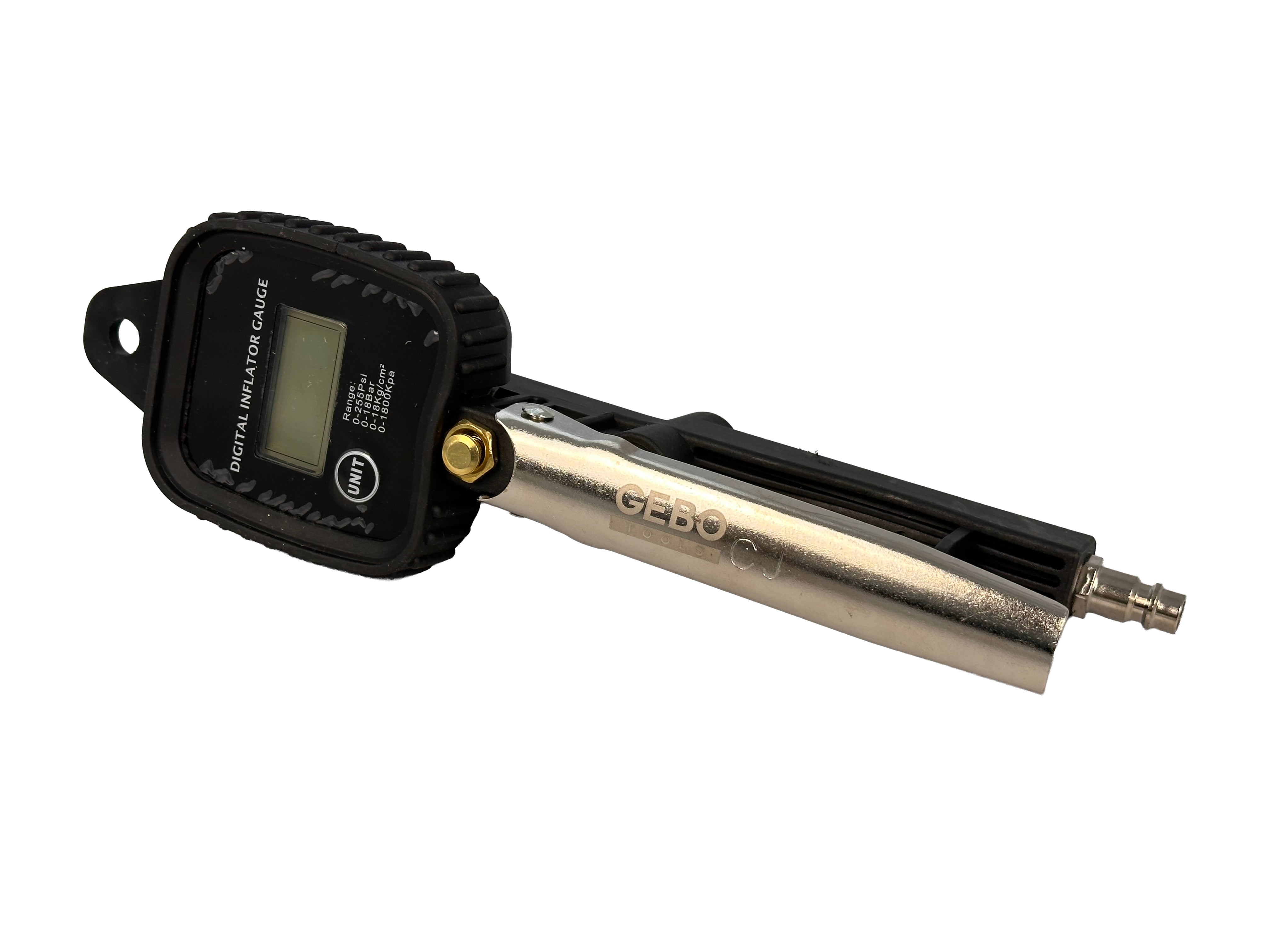 PISTOL UMFLAT ROTI CU MANOMETRU DIGITAL 0-255 PSI GEBO TOOLS