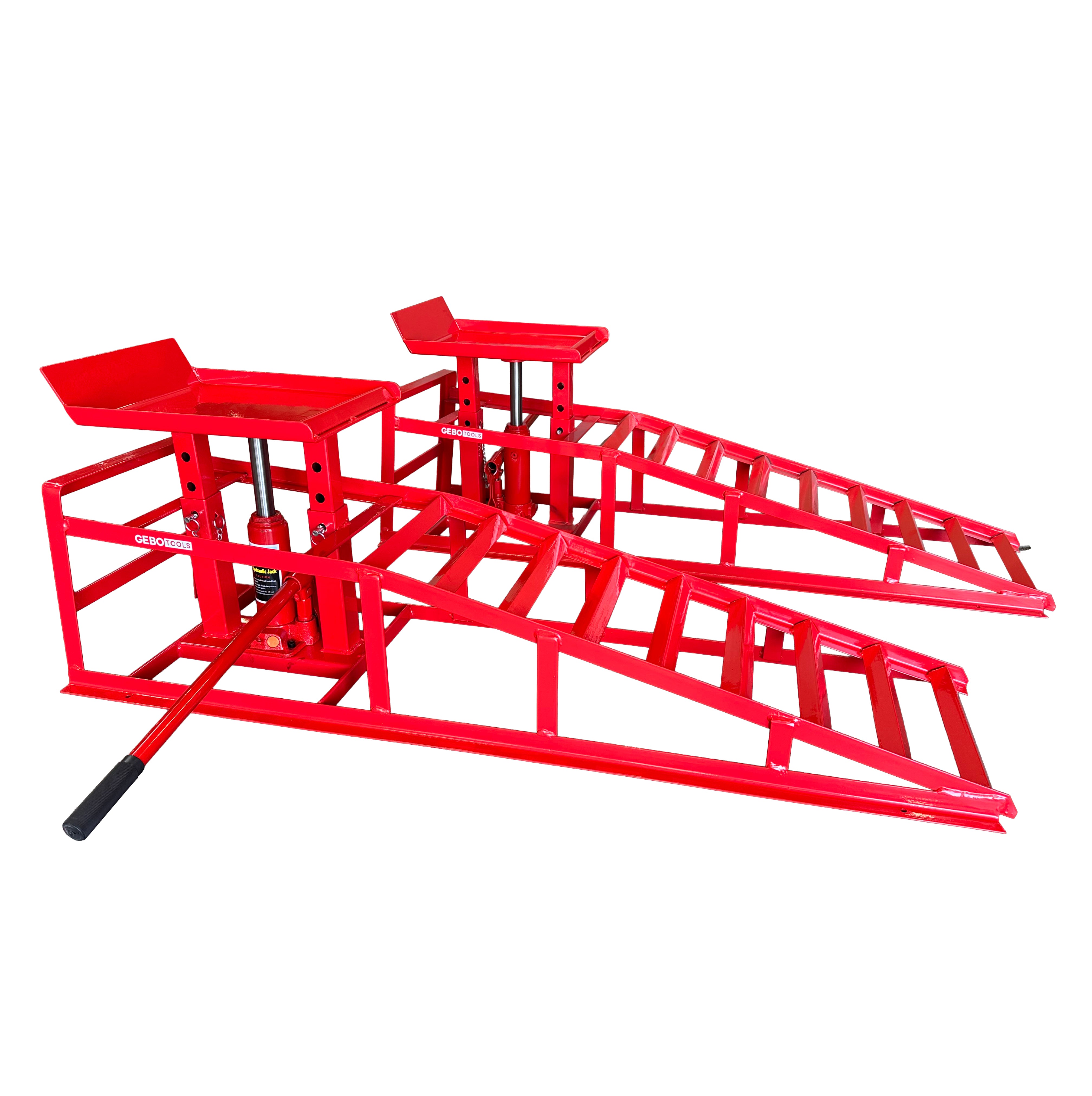 SET RAMPA AUTO CU ELEVARE HIDRAULICA 2T GEBO TOOLS