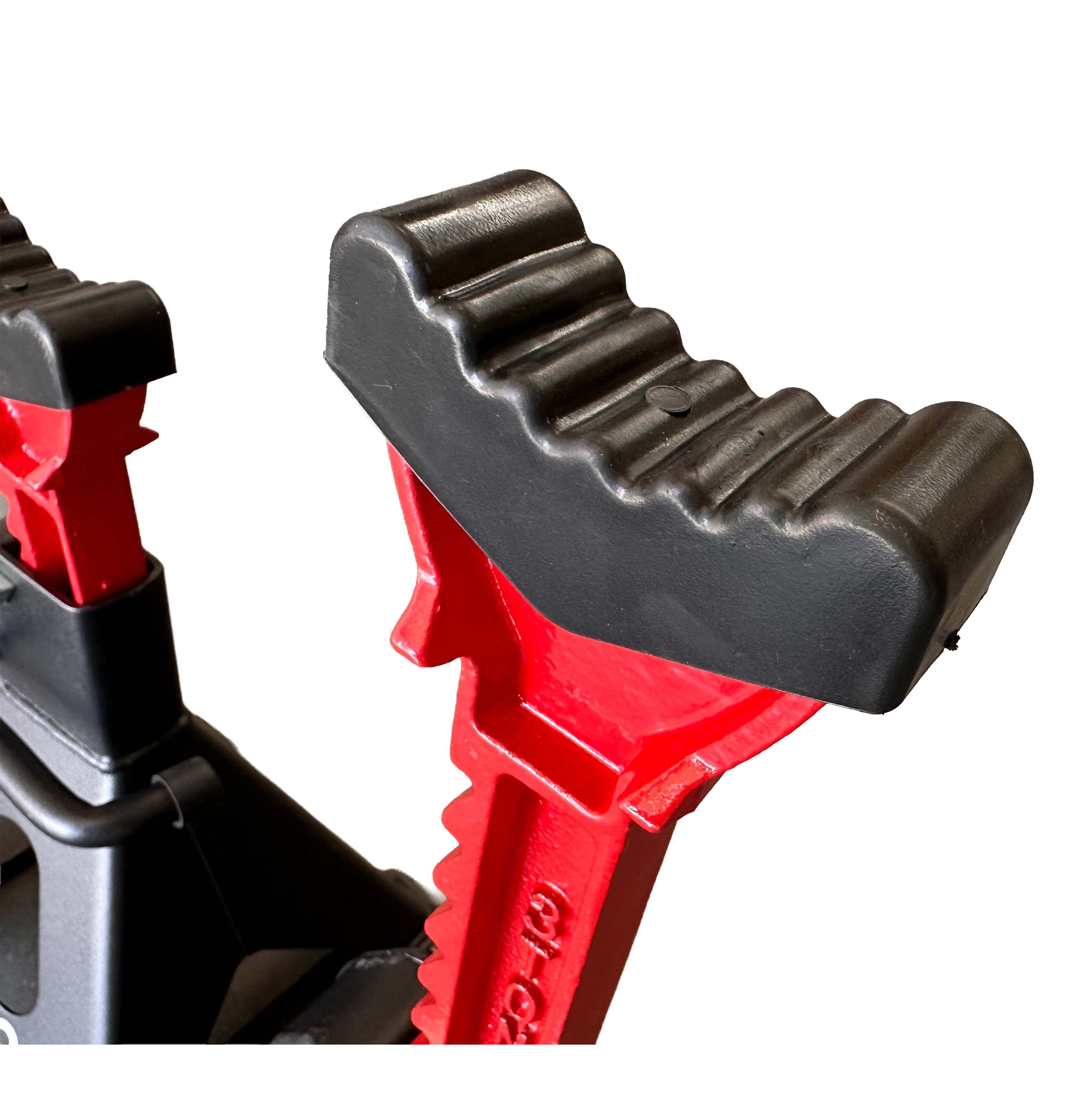 SET 2 CAPRE 3T 29.5-43CM SUSTINERE AUTO CU SIGURANTA BLOCARE DUBLA SI TAMPON DE CAUCIUC PENTRU PROTECTIE PRAG AUTO GEBO TOOLS